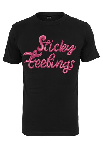 MisterTee Kurzarmshirt »Herren Sticky Feelings Tee«, (1 tlg.)