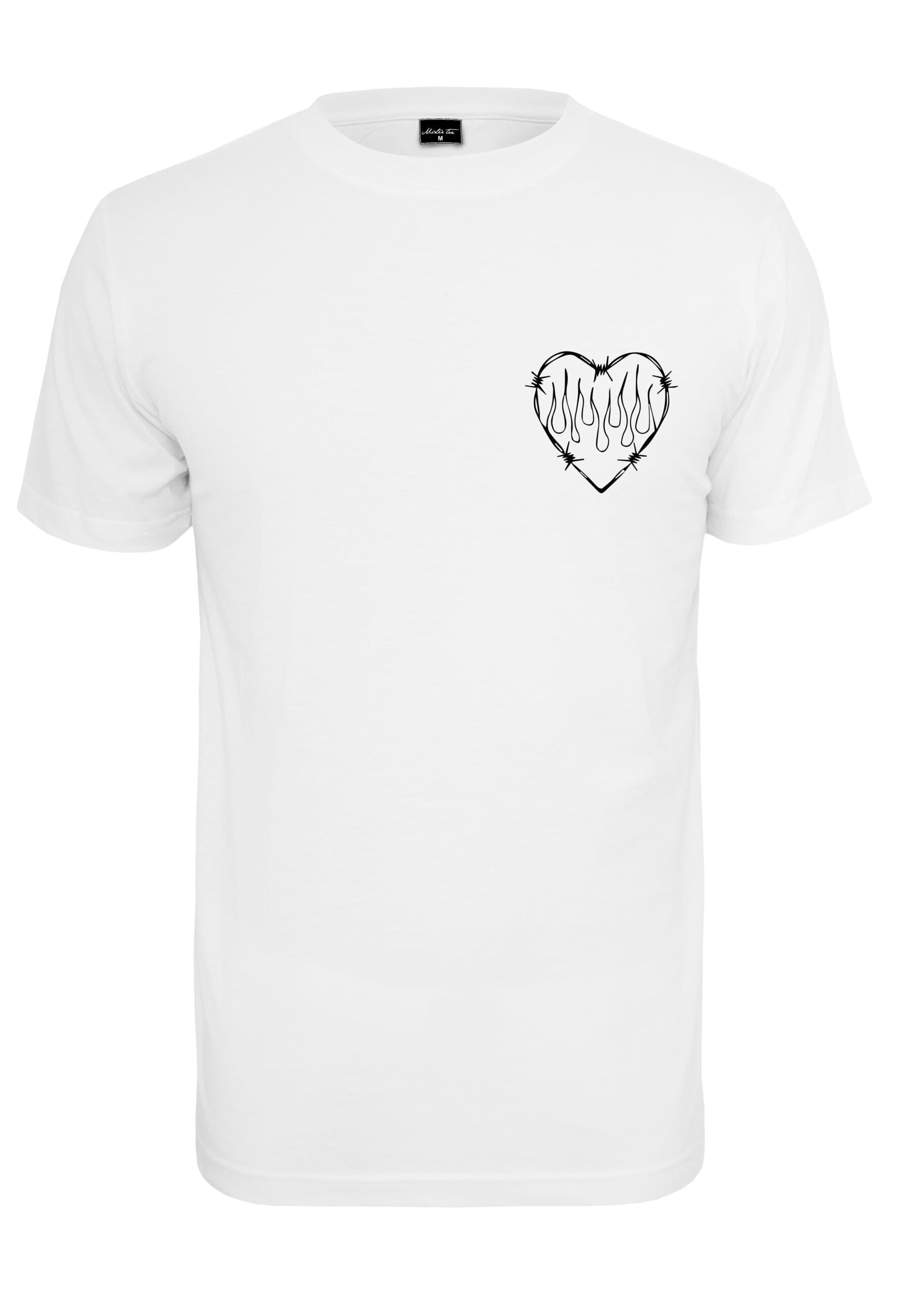 MisterTee T-Shirt »MisterTee Damen Burning Hearts Tee«