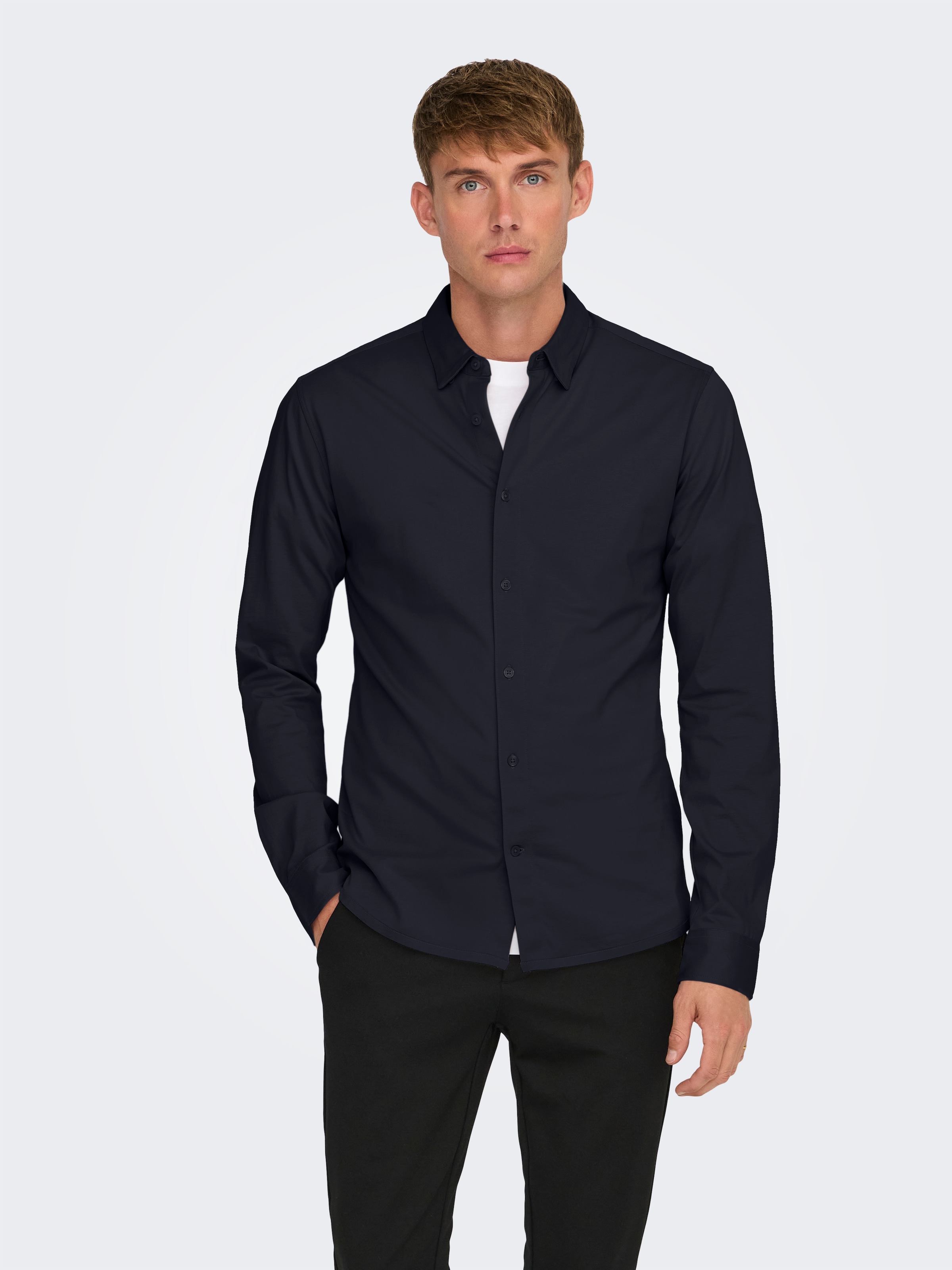 ONLY & SONS Langarmhemd "ONSROBIN B/U LS STRETCH SHIRT NOOS" günstig online kaufen