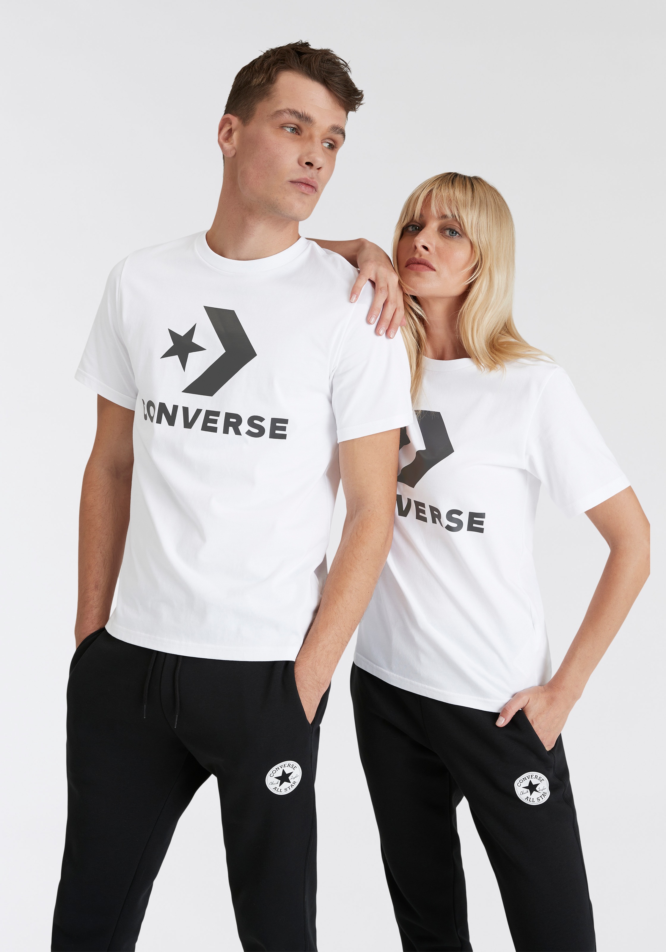 Converse T-Shirt "Unisex GO-TO STAR CHEVRON LOGO STANDARD-FIT", 1 Stk. Unis günstig online kaufen