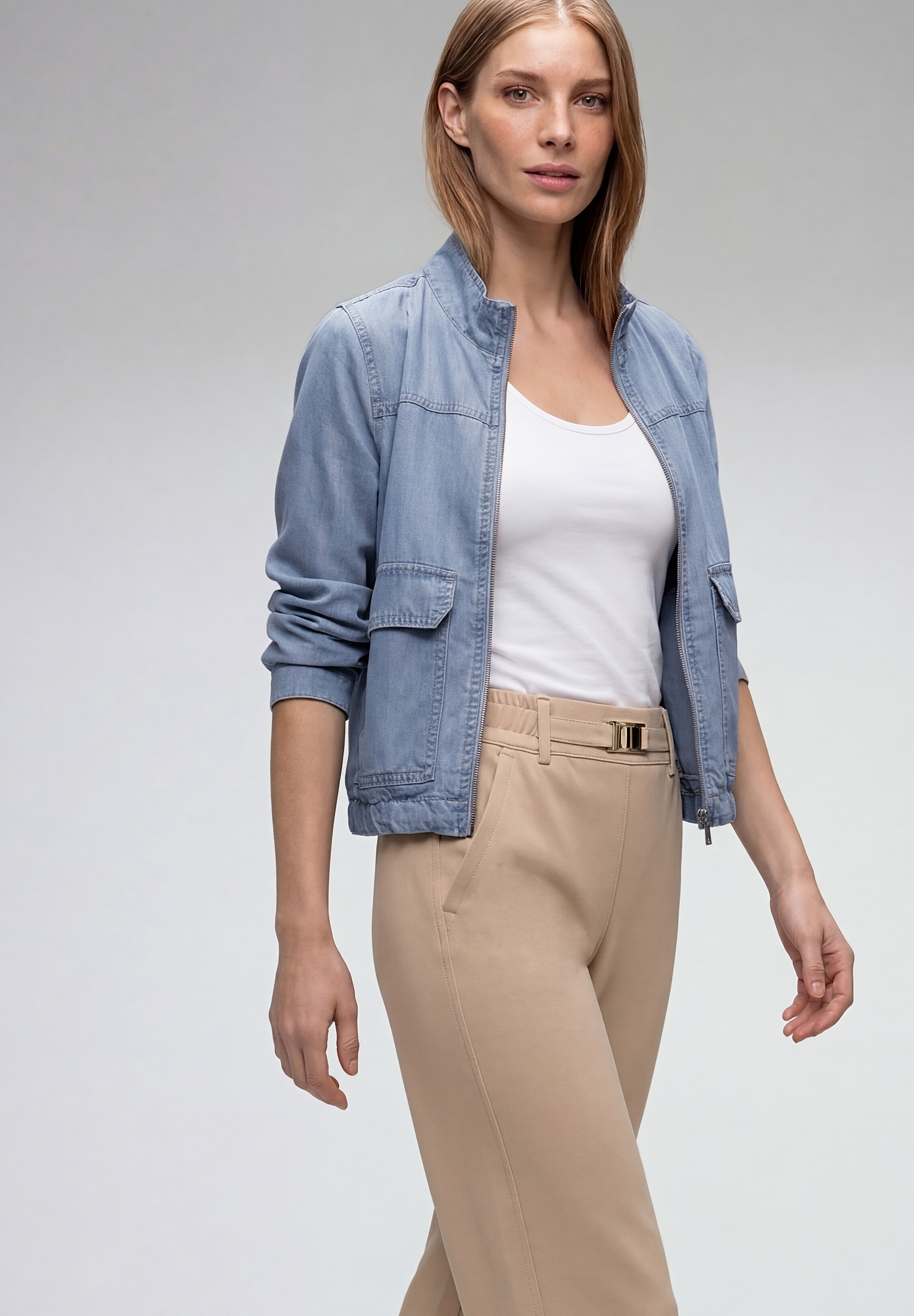 STREET ONE Blouson ohne Kapuze mit Stehkragen günstig online kaufen