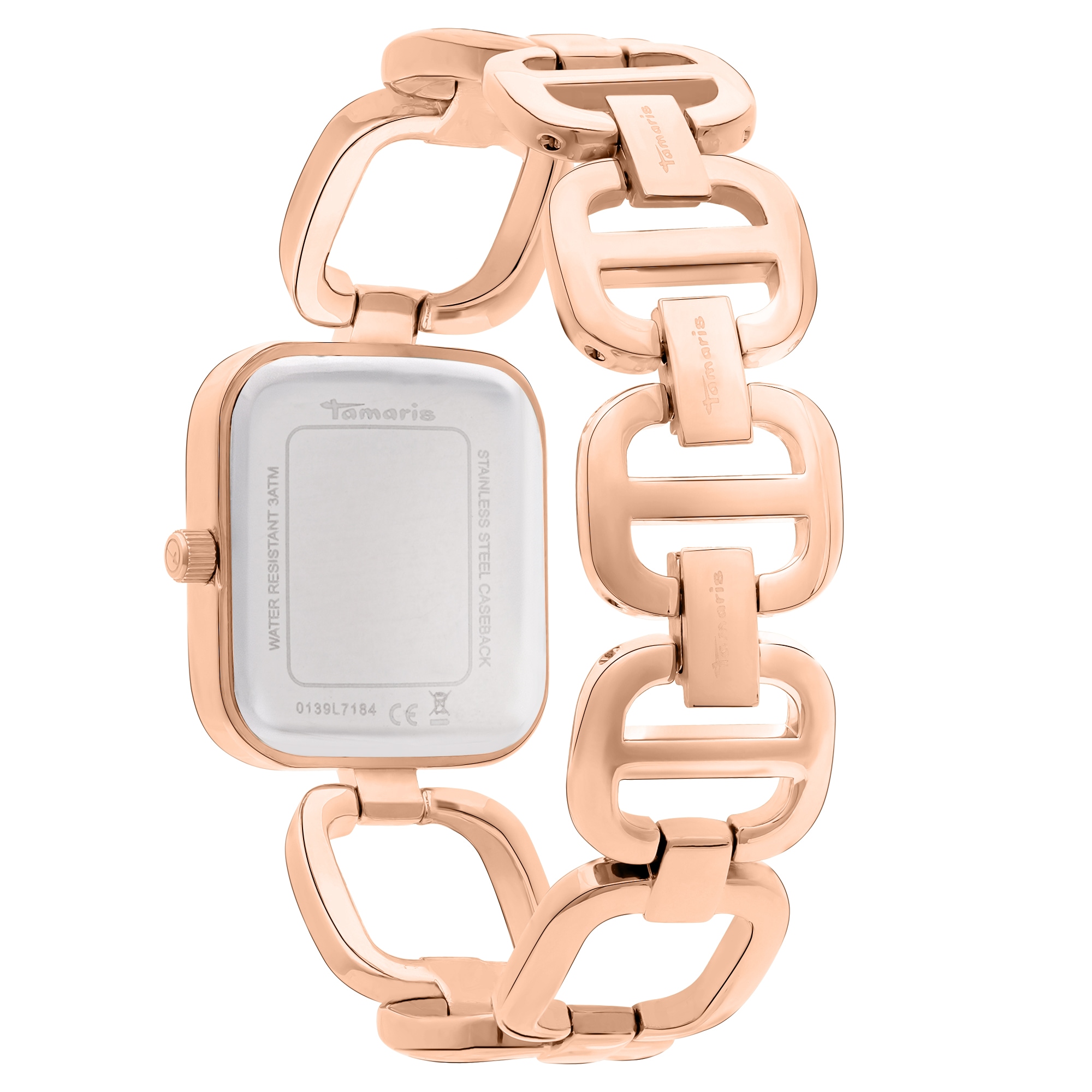 Tamaris Quarzuhr Armbanduhr, Damenuhr, Edelstahlarmband, analog