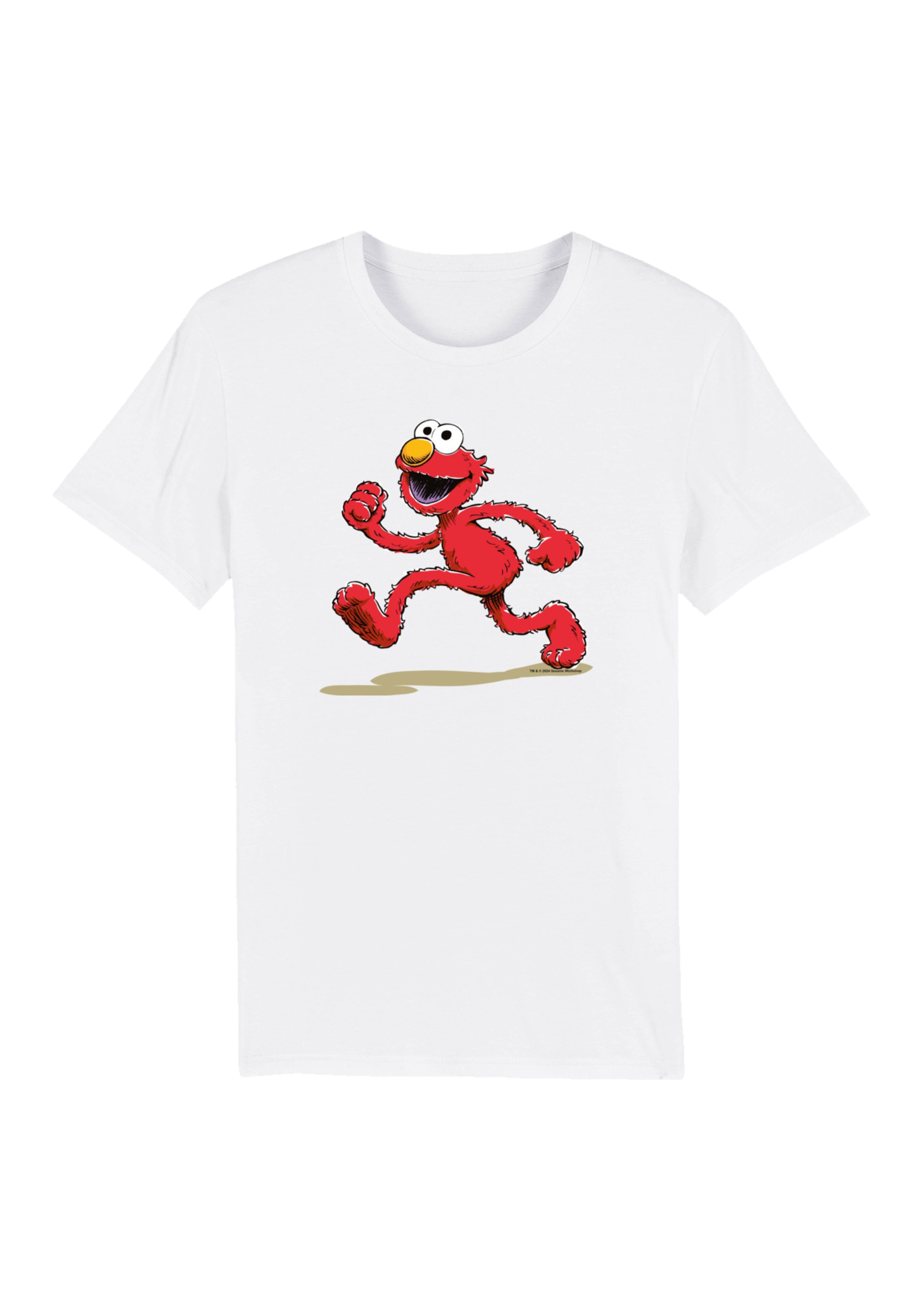F4NT4STIC T-Shirt »Sesamstraße Elmo Running«, Premium Qualität