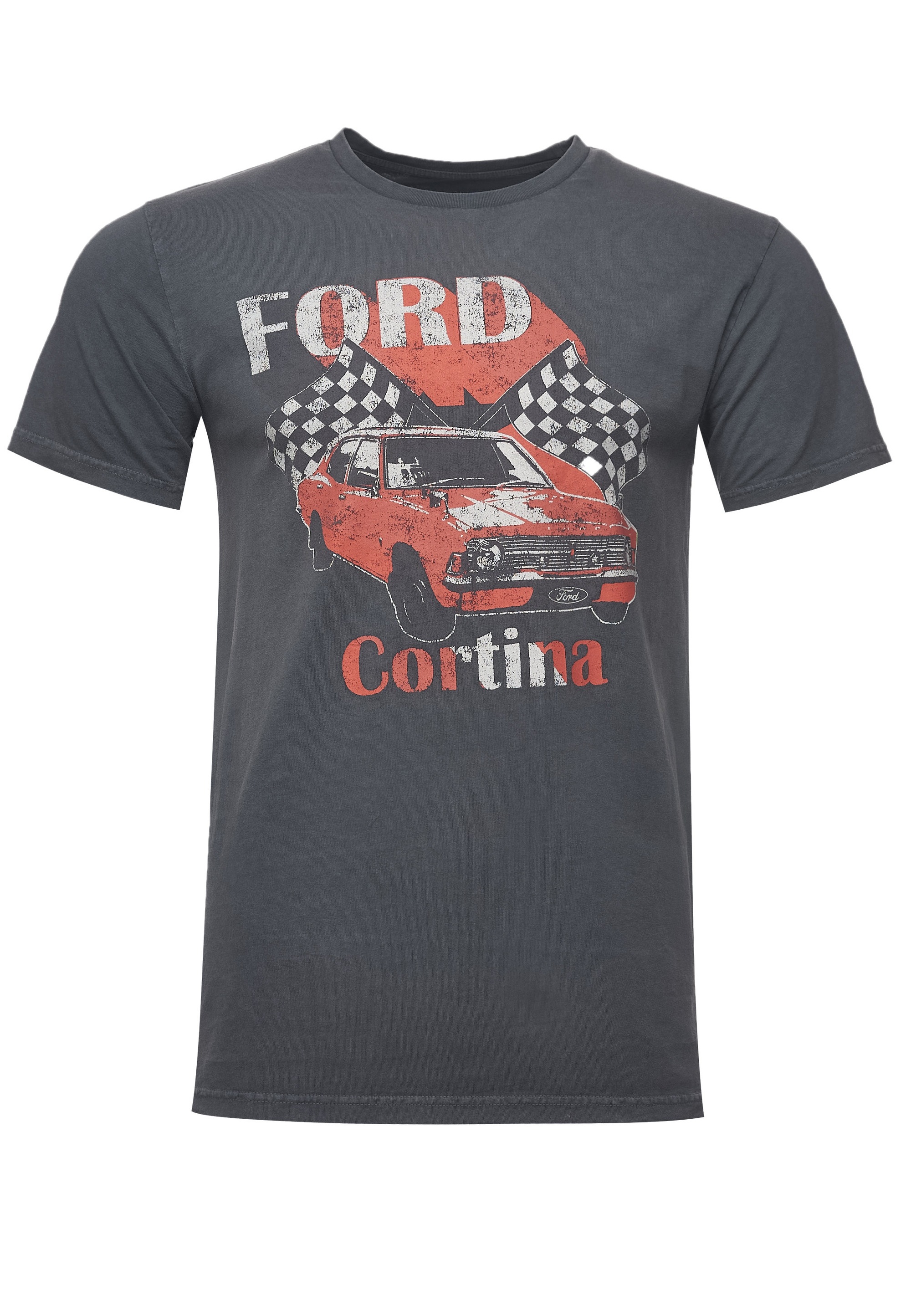 Recovered T-Shirt »Ford Vintage Cortina«, mit Frontprint im Vintage-Design