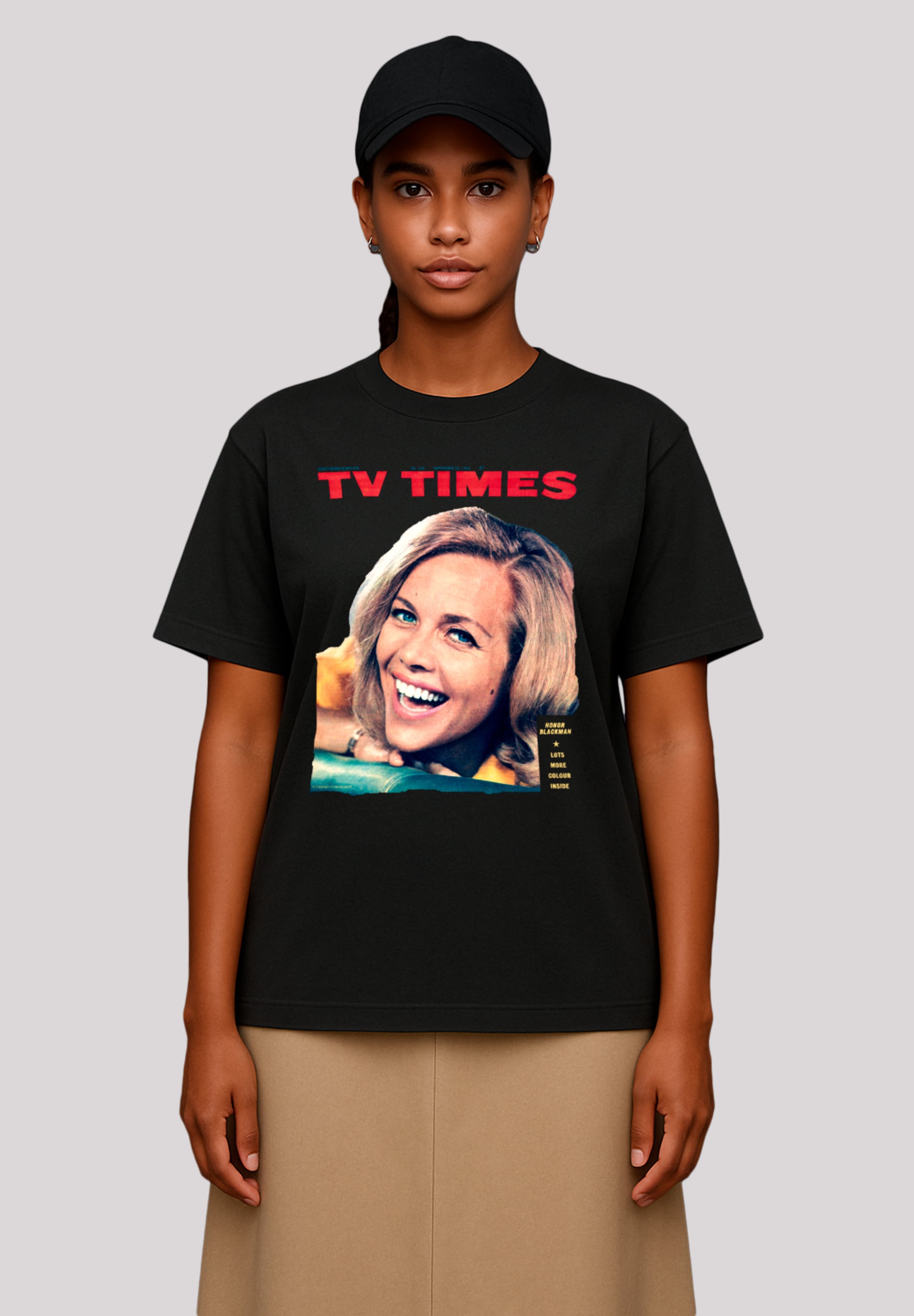 F4NT4STIC T-Shirt "TV Times Honor Blackman 1964 Cover" Premium Qualität günstig online kaufen