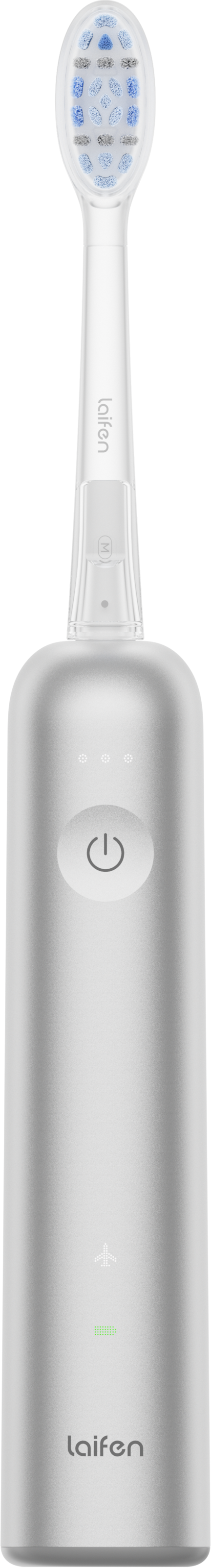 laifen Elektrische Zahnbürste »Wave Pro« 2 Stk. Aufsteckbürsten 60°-Oszillation, 66.000 Vibrationen/min, Drucksensor, 2 Modi
