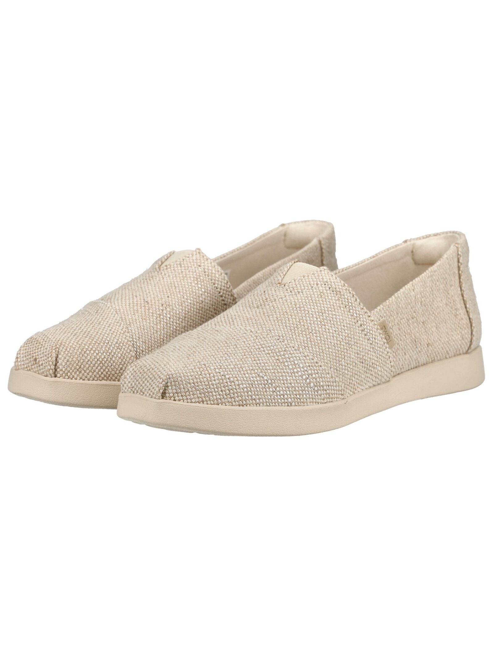 Slipper TOMS "TOMS Slipper Textil", Herren, Gr. 37,5, gold, Textil, Schuhe Slipper 3
