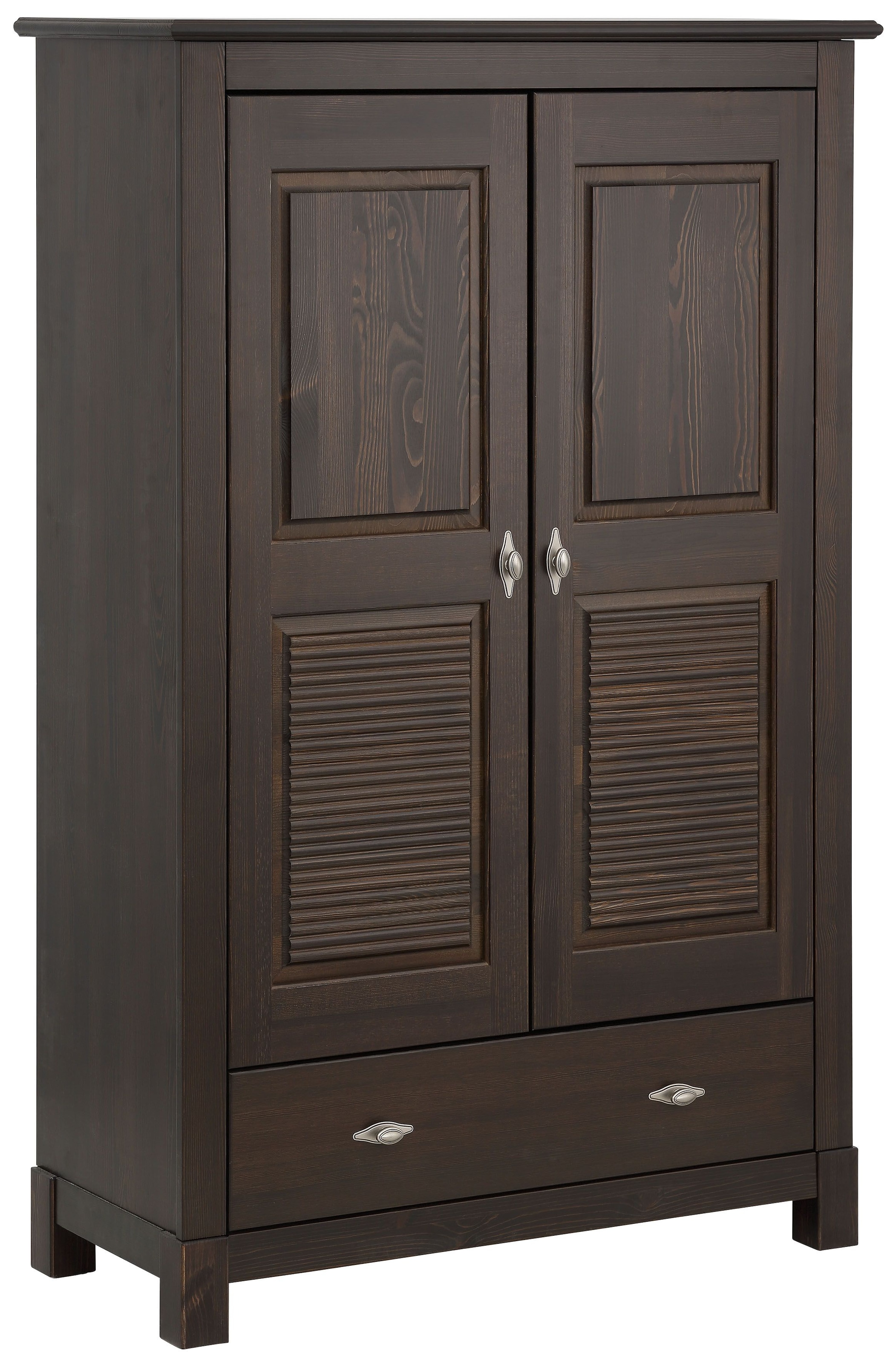 Home affaire Wäscheschrank "Rauna", (B/H/T ca. 96/155/38 cm), aus massiver günstig online kaufen