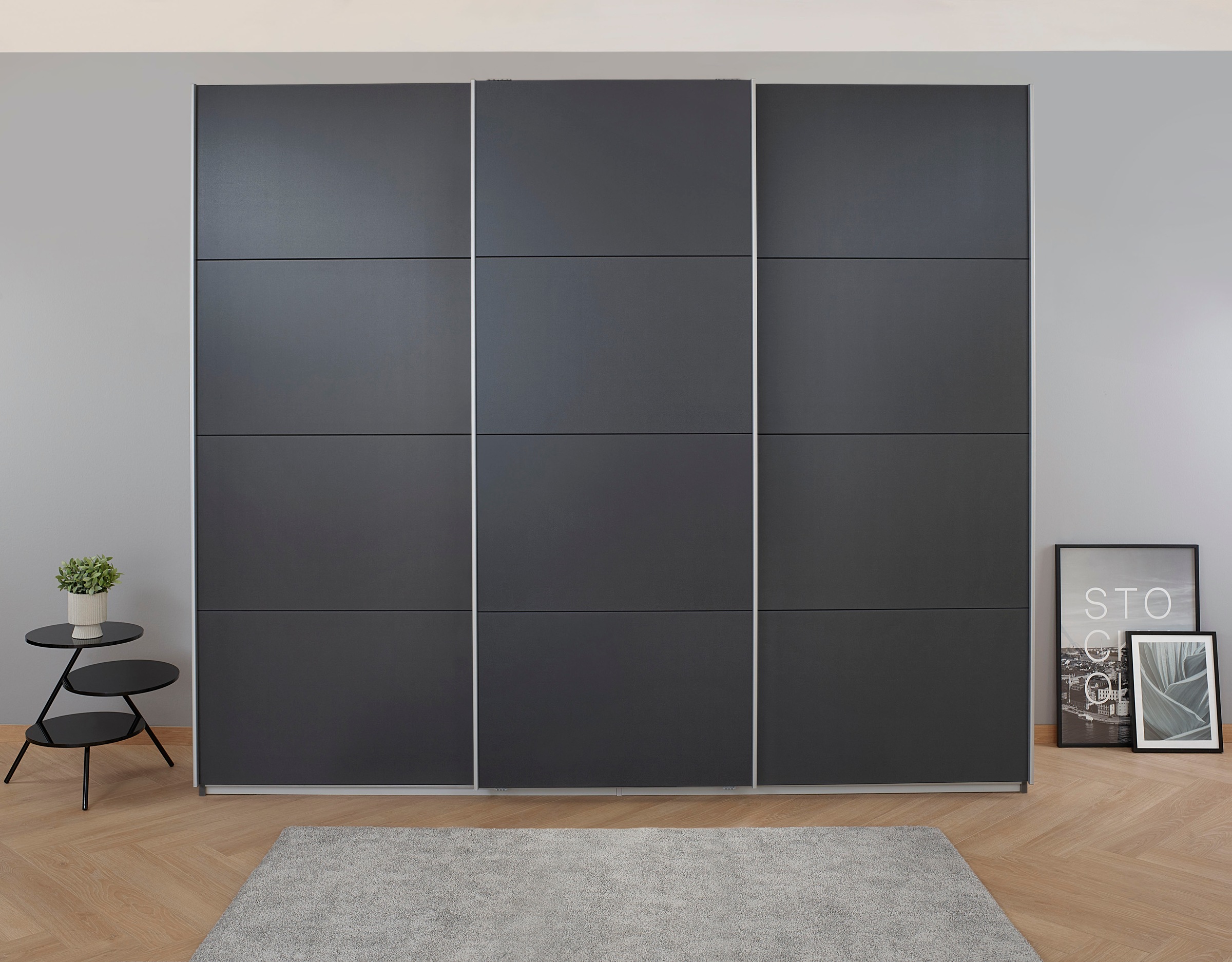 OTTO home Kleiderschrank "Mehrzweckschrank Aktenschrank Möbel Mietswohnung Schlafzimmer KOLUNA" 3 Ausstattungen BASIC/CLASSIC/PREMIUM (inkl. SOFT-CLOSE-FUNKTION), Breiten 203/271/315/360 cm Höhen 210/229 Dekor-Front MADE IN GERMANY