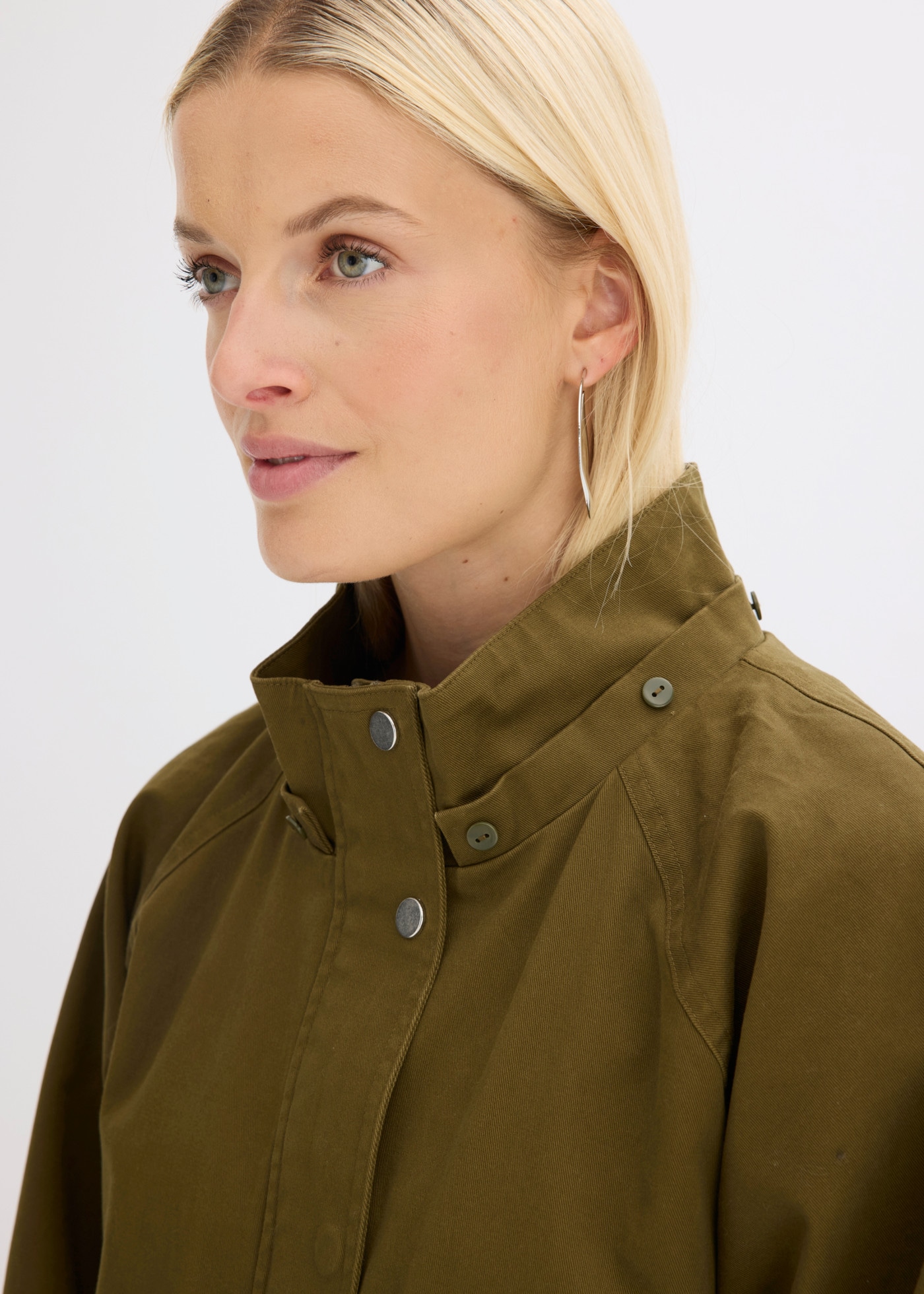 bonprix Parka wasserabweisend, aus Baumwolle und Elasthan, mit Polyesterfutter