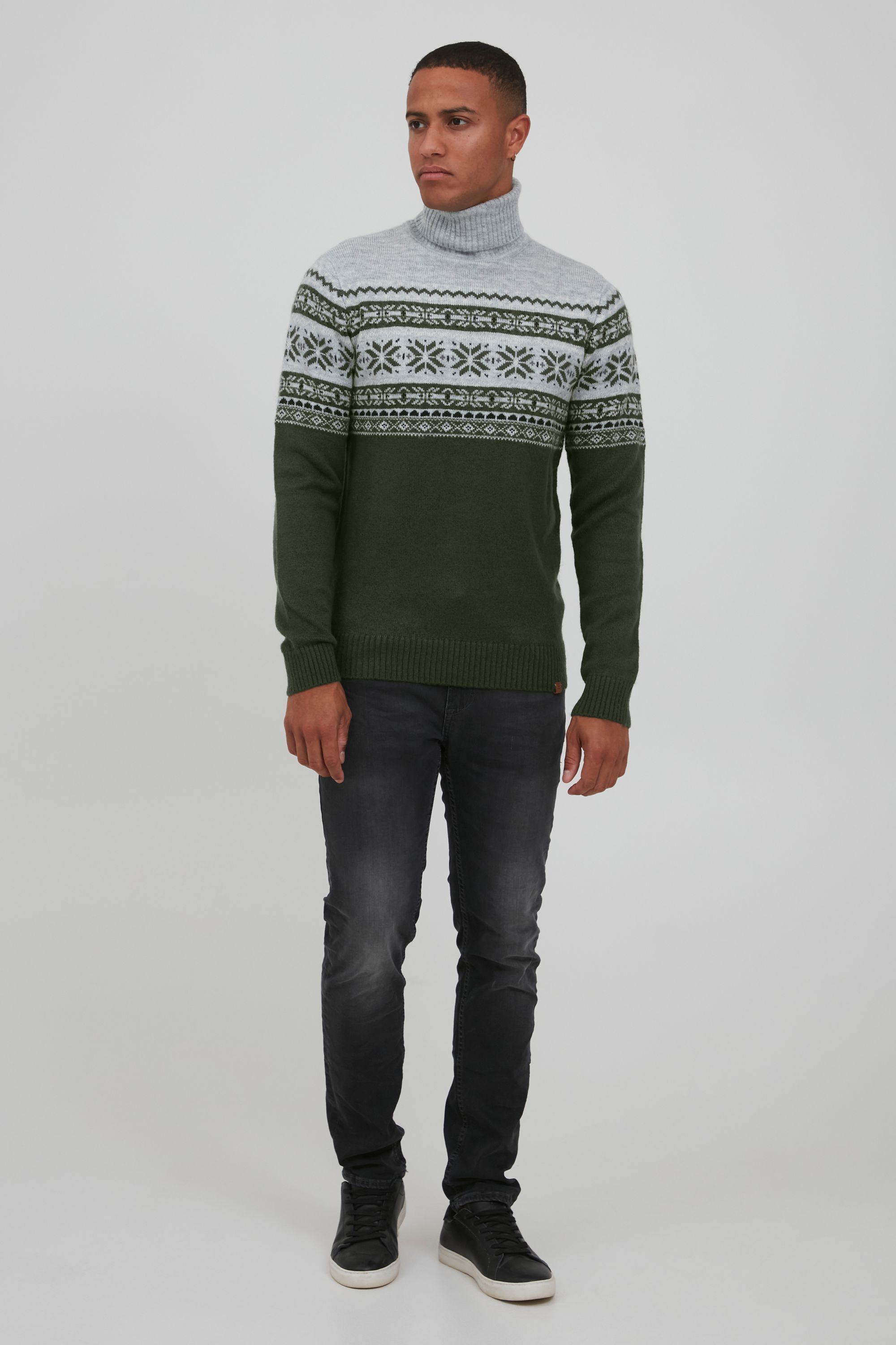 Thumbnail - Blend Norwegerpullover "BHTjesse" Grobstrick Pullover mit Rollkragen