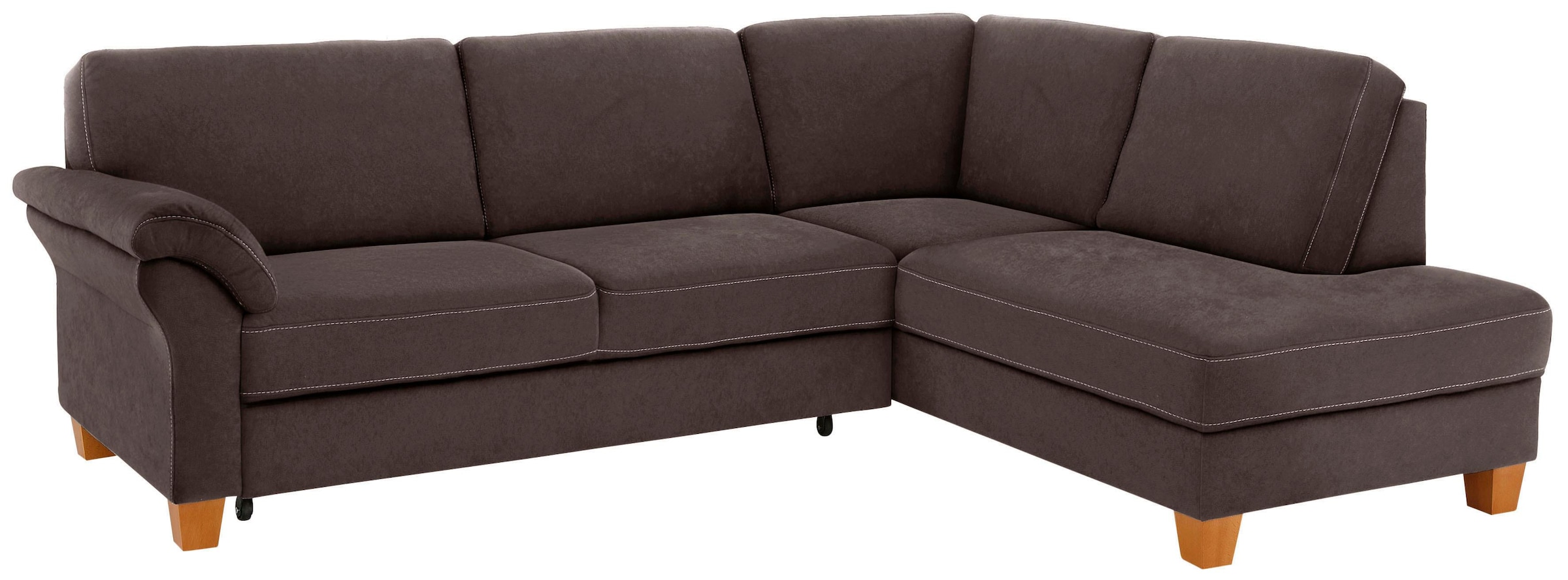 OTTO home Ecksofa "Borkum L-Form, B: 249 cm - OTTO. Verlässliche Qualität." optional mit Schlaffunktion, Eckcouch mit Federkern