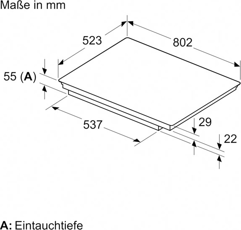 NEFF Flex-Induktions-Kochfeld von SCHOTT CERAN® »T68SHV4L0«, mit virtueller Twist Touch® Bedienung