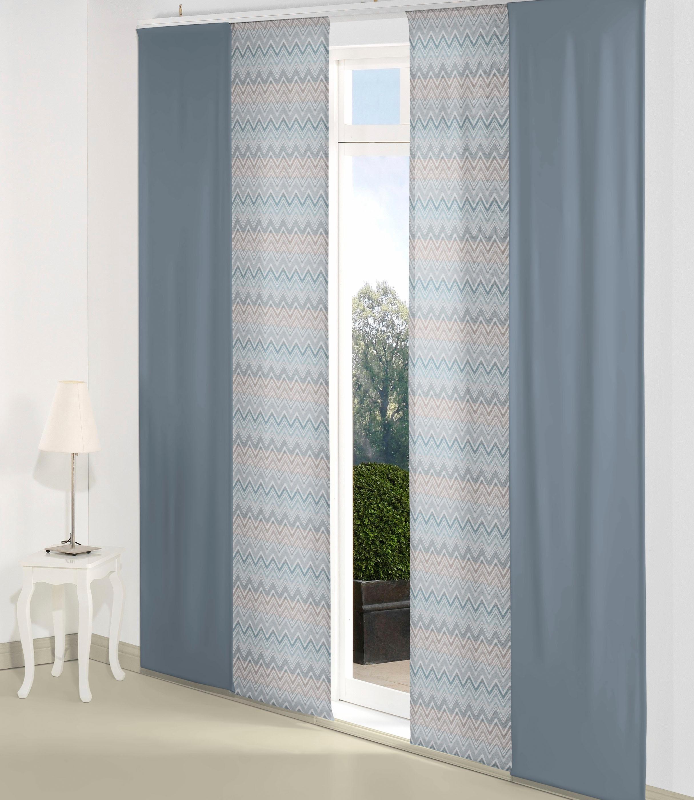 Wirth Schiebegardine "Benewitz" Paneelwagen 1 Stk. tlg. günstig online kaufen