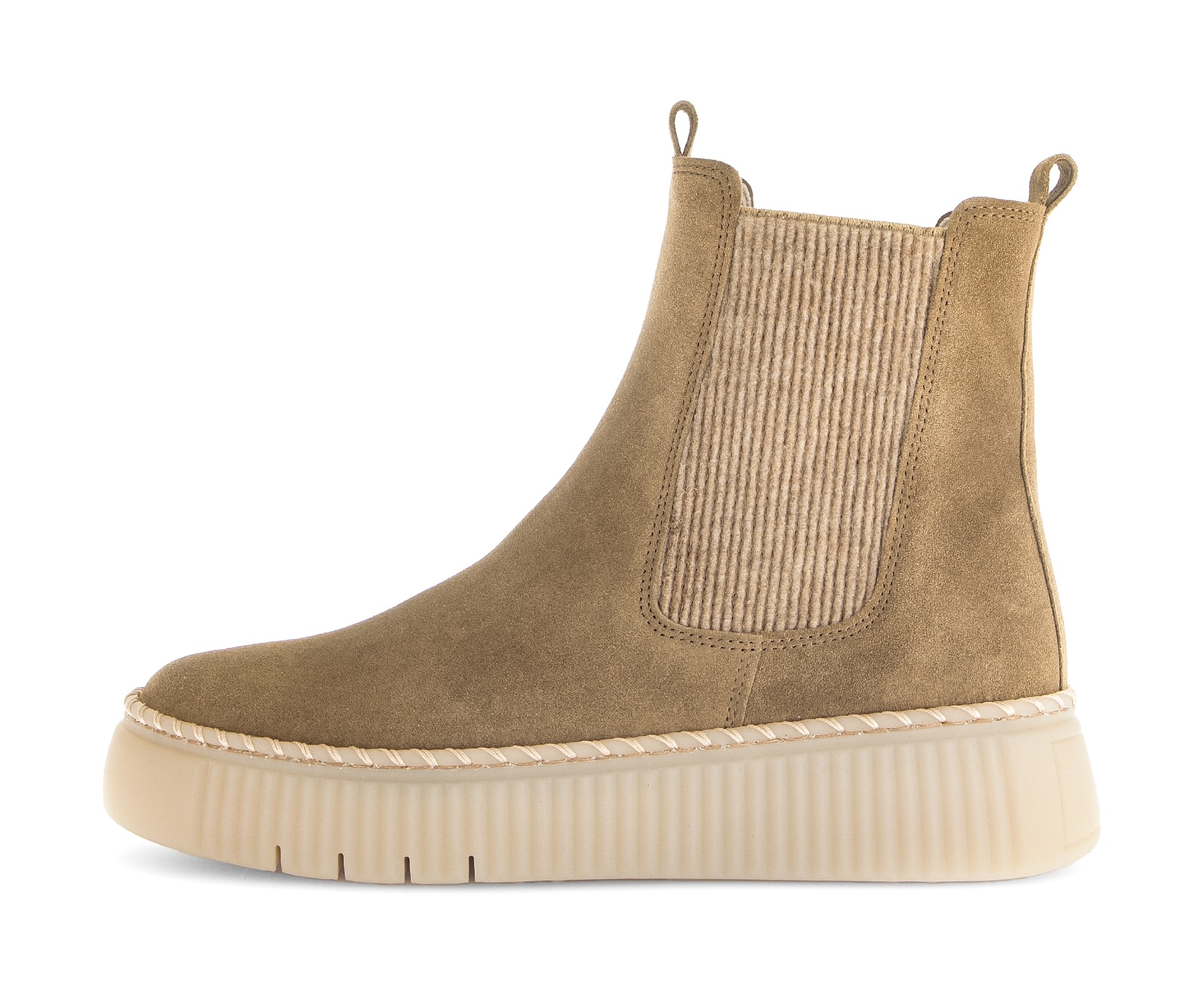 Gabor Chelseaboots, Plateau, Stiefelette mit Stretcheinsatz an der Außenseite