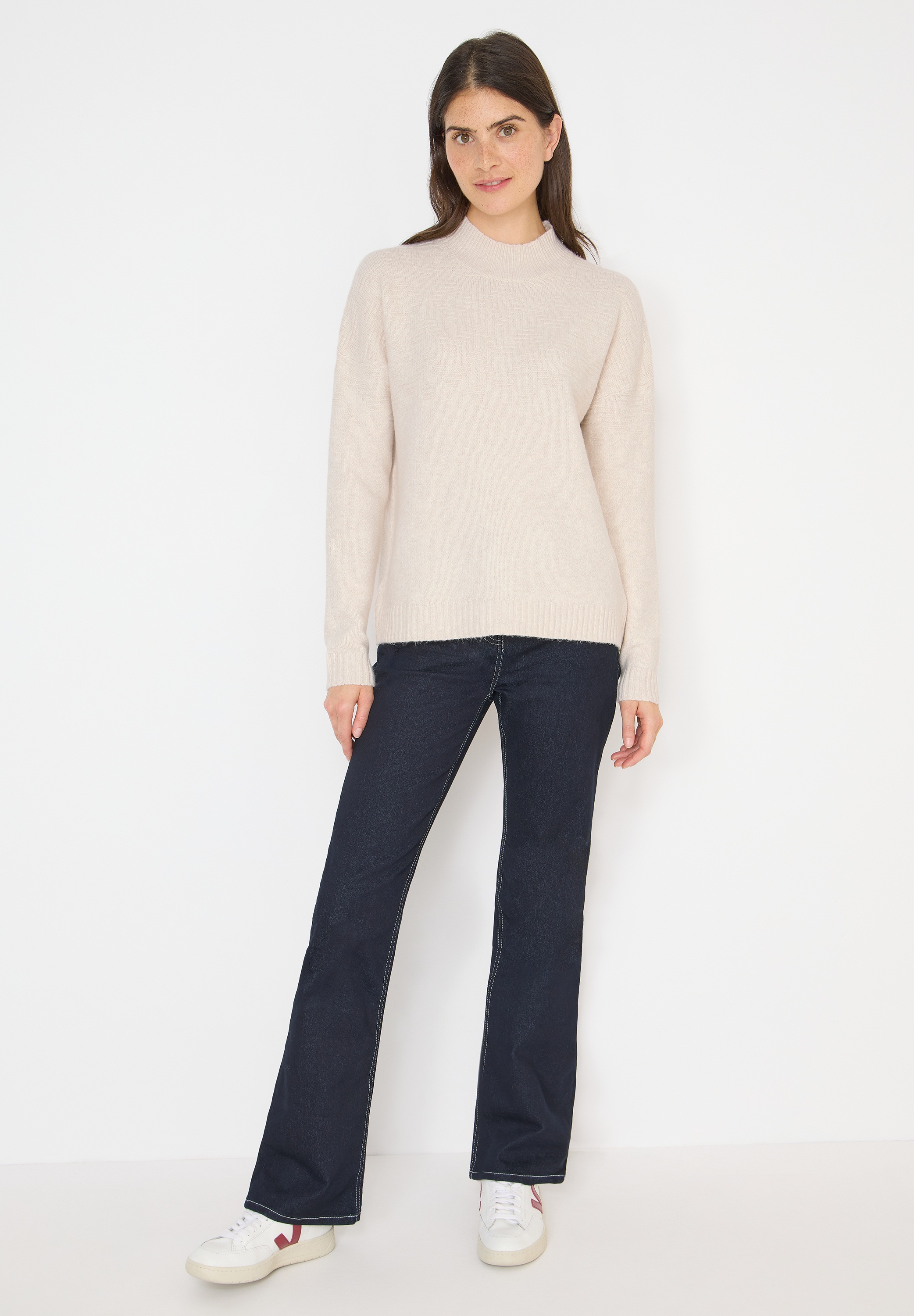 Cecil Strickpullover mit Strick-Struktur