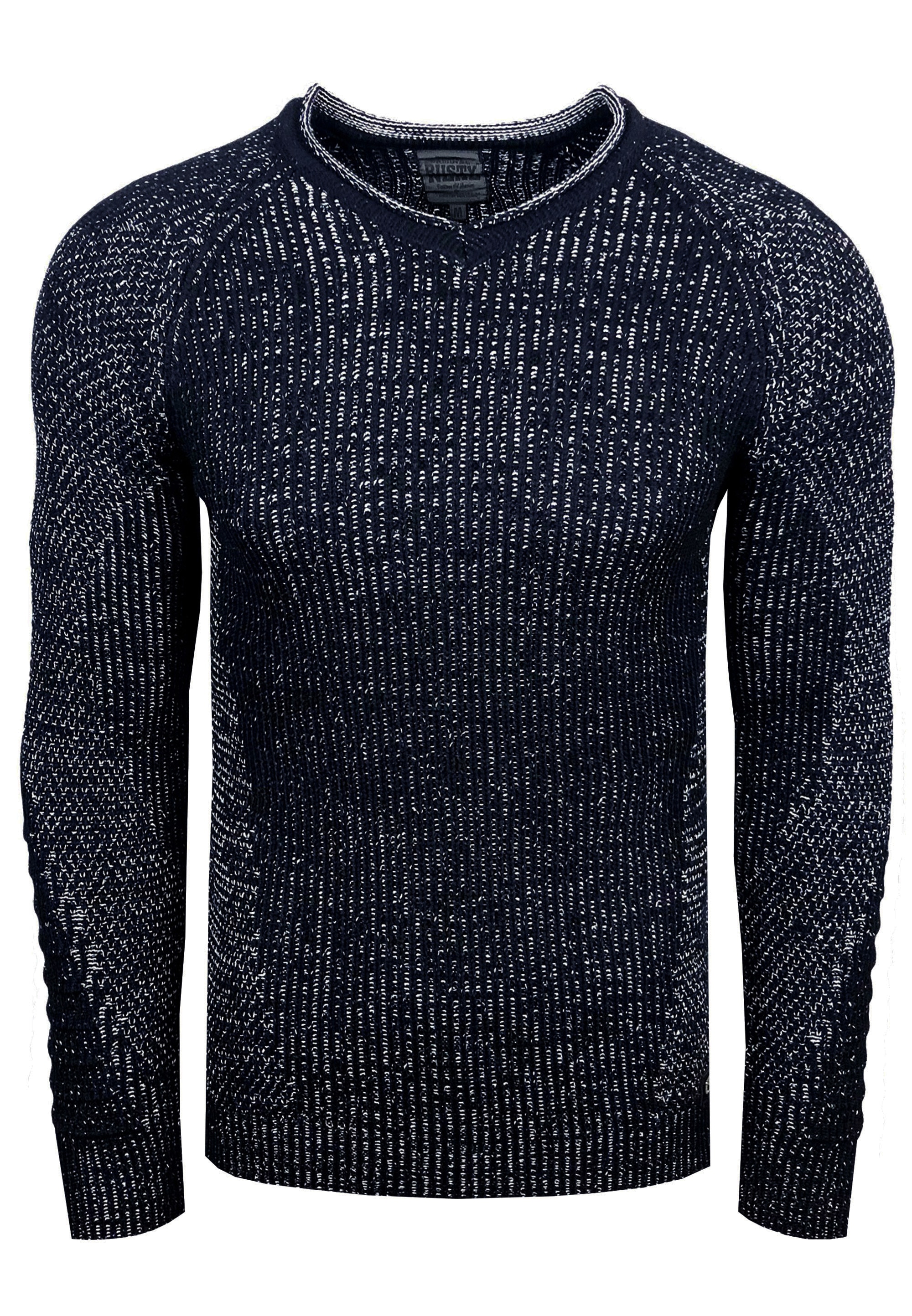 Rusty Neal Strickpullover, mit ausgefallenem Strickmuster