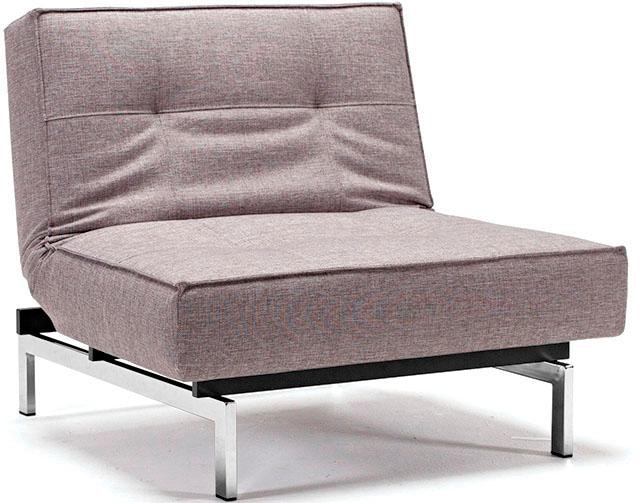 Beinen, ™ BAUR | skandinavischen »Splitback«, INNOVATION chromglänzenden mit in LIVING Design Sessel