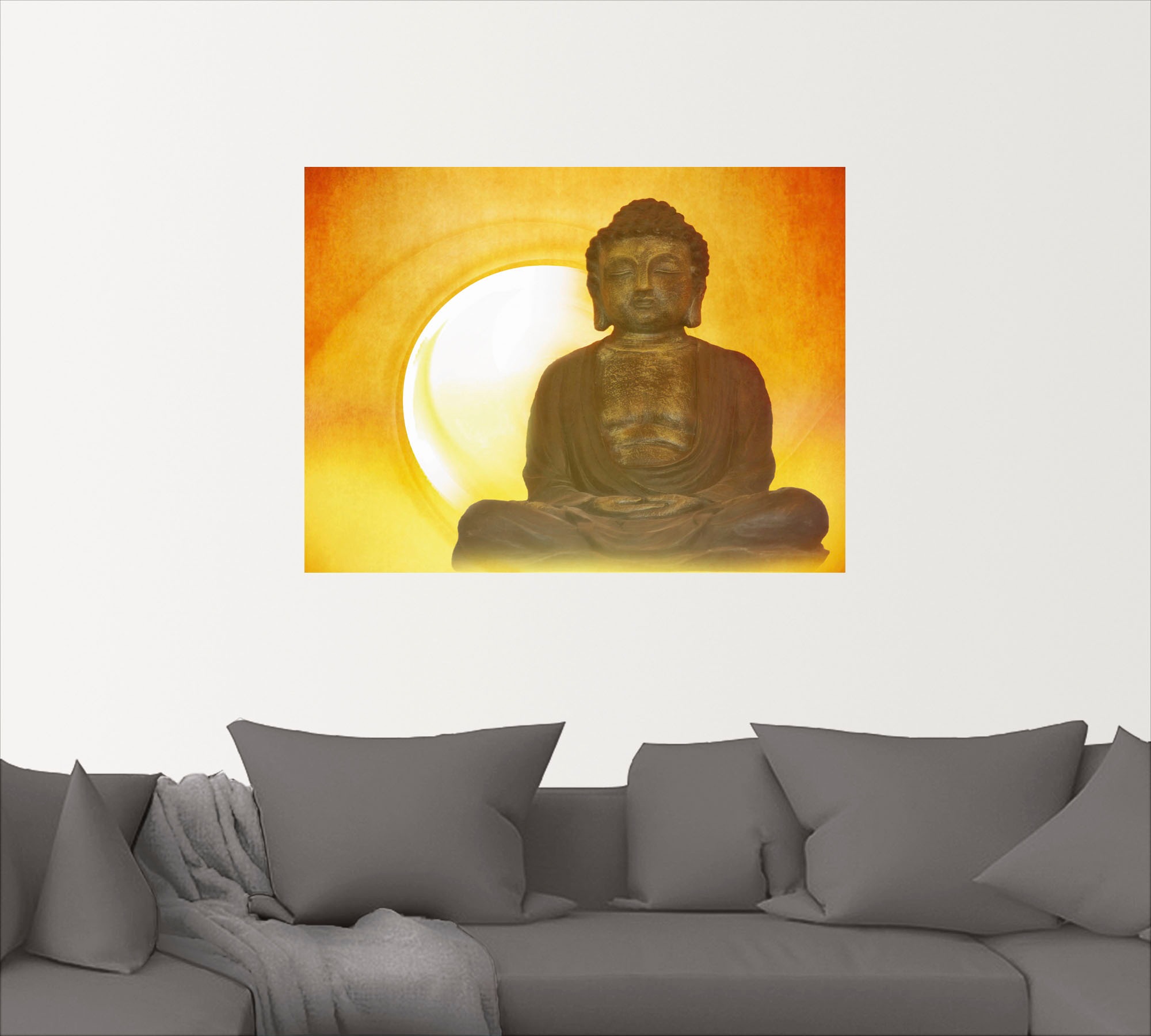 Artland Wandbild »Buddha 2«, Religion, (1 St.), als Leinwandbild, Poster, Wandaufkleber in verschied. Größen
