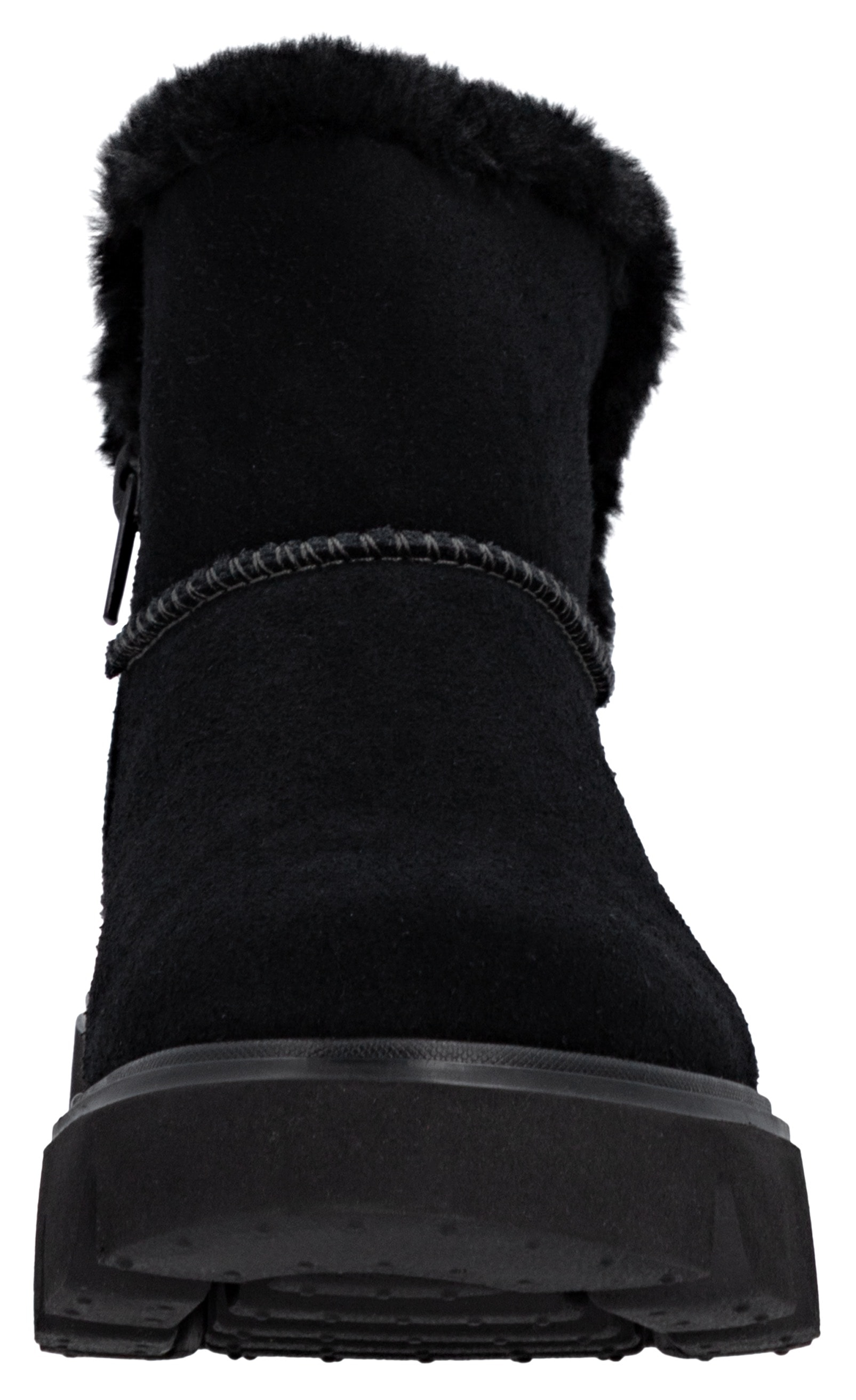 RIEKER Sport Winterboots, Plateaustiefel, Schlupfschuh mit Innenreißverschluss