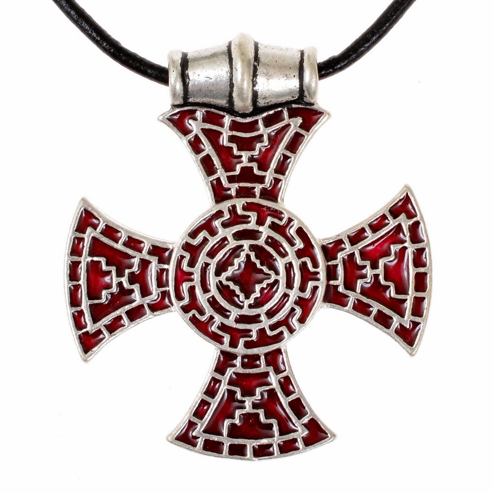 Adelia´s Amulett »Mittelalter Anhänger / Amulett Ixworth Kreuz«, World of the Vikings