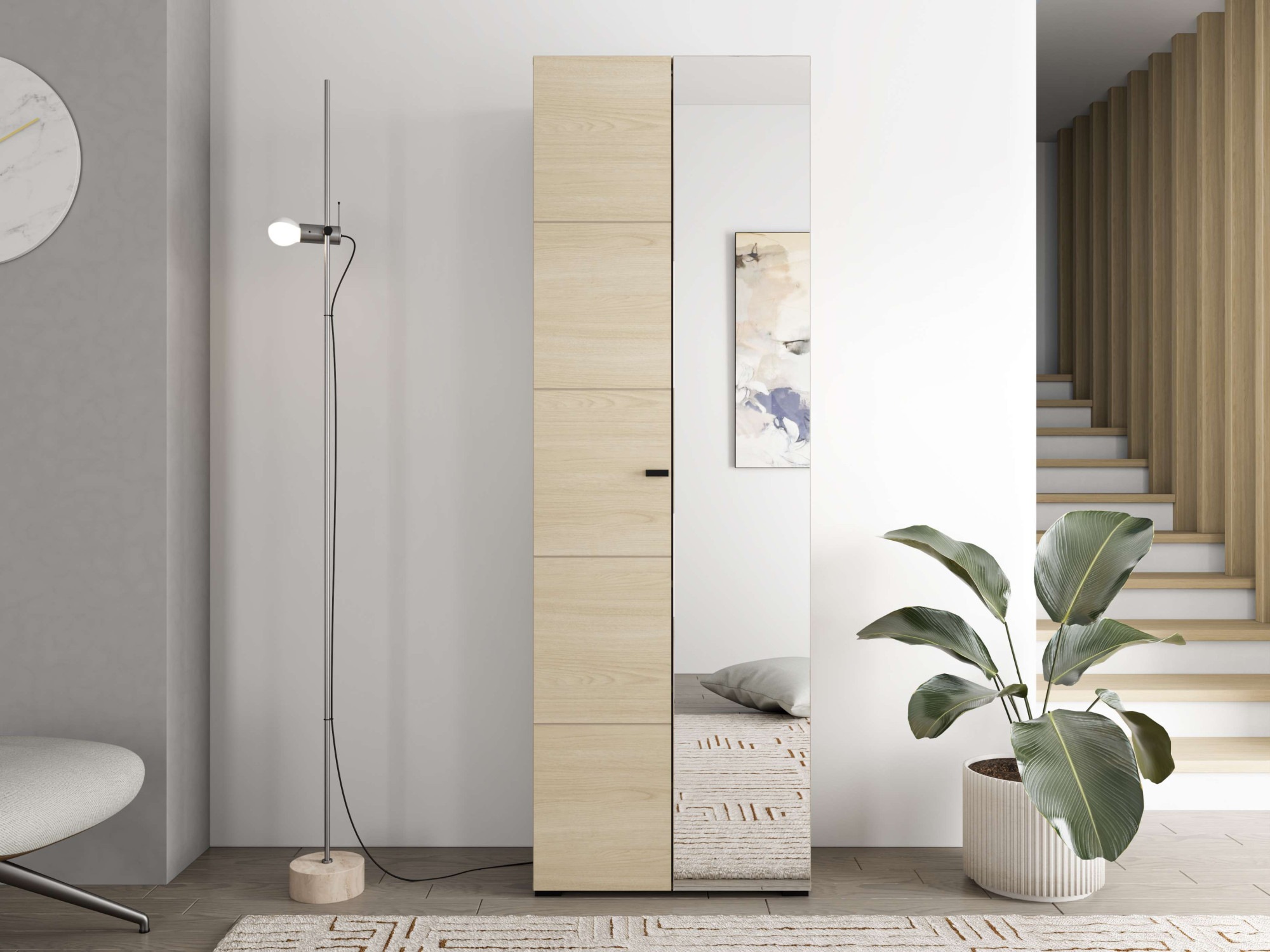 Home affaire Garderobenschrank "Rathlin, Stauraumschrank, Flurschrank, ausz günstig online kaufen