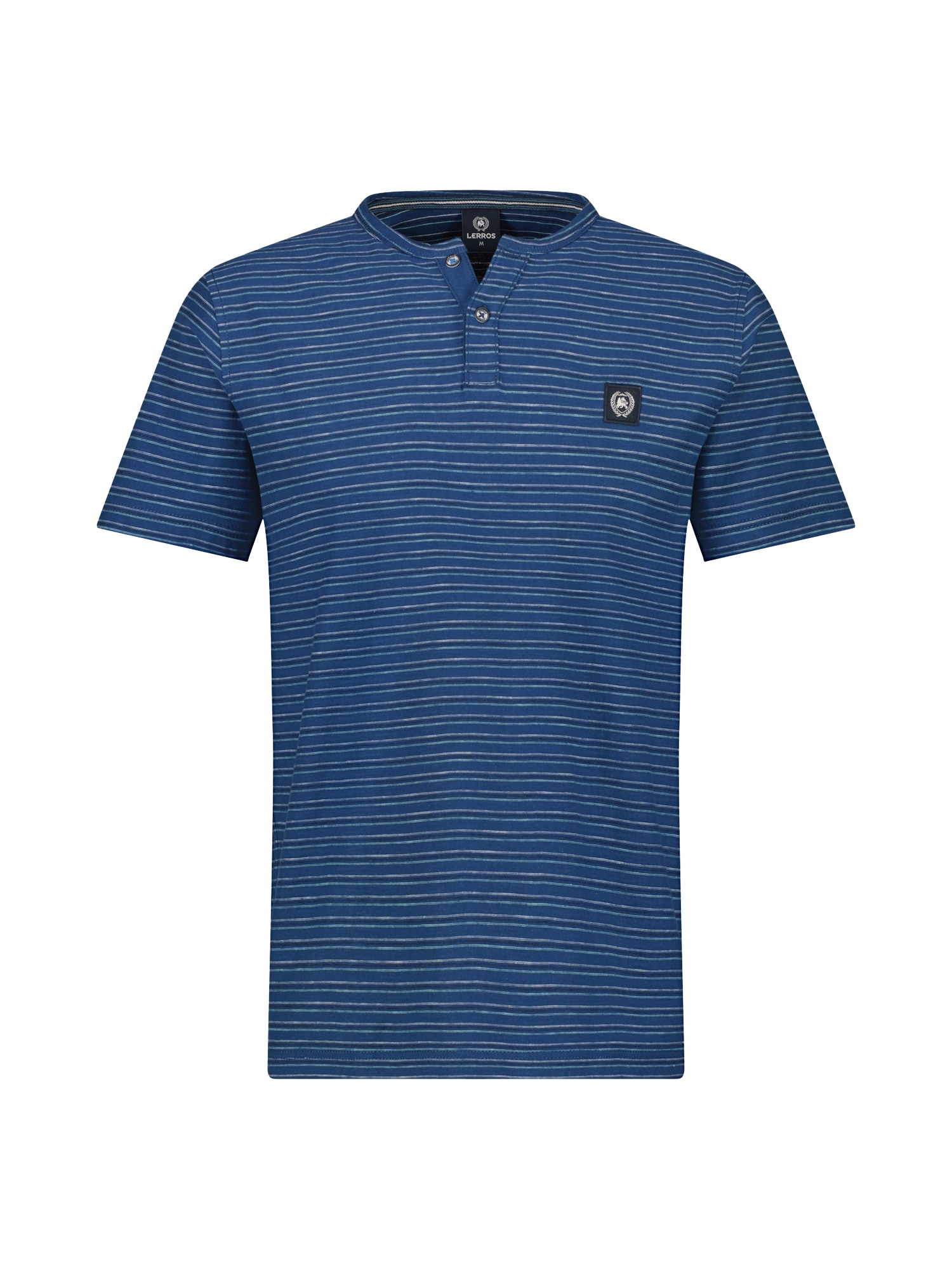 LERROS Henleyshirt »LERROS Herren Serafino-Shirt, gestreift«