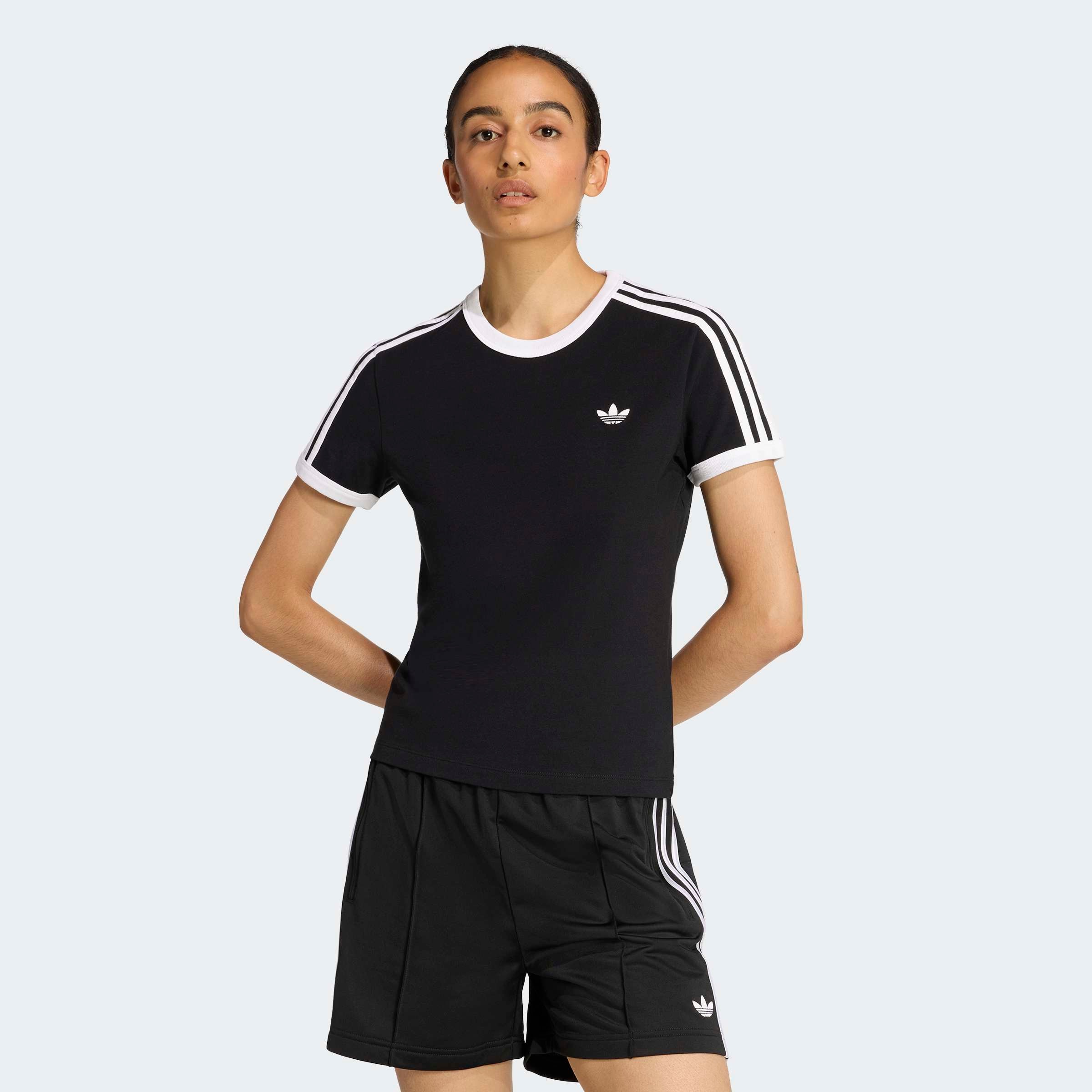 adidas Originals T-Shirt "3-STREIFEN SLIM" sanft anliegende Passform, ohne günstig online kaufen