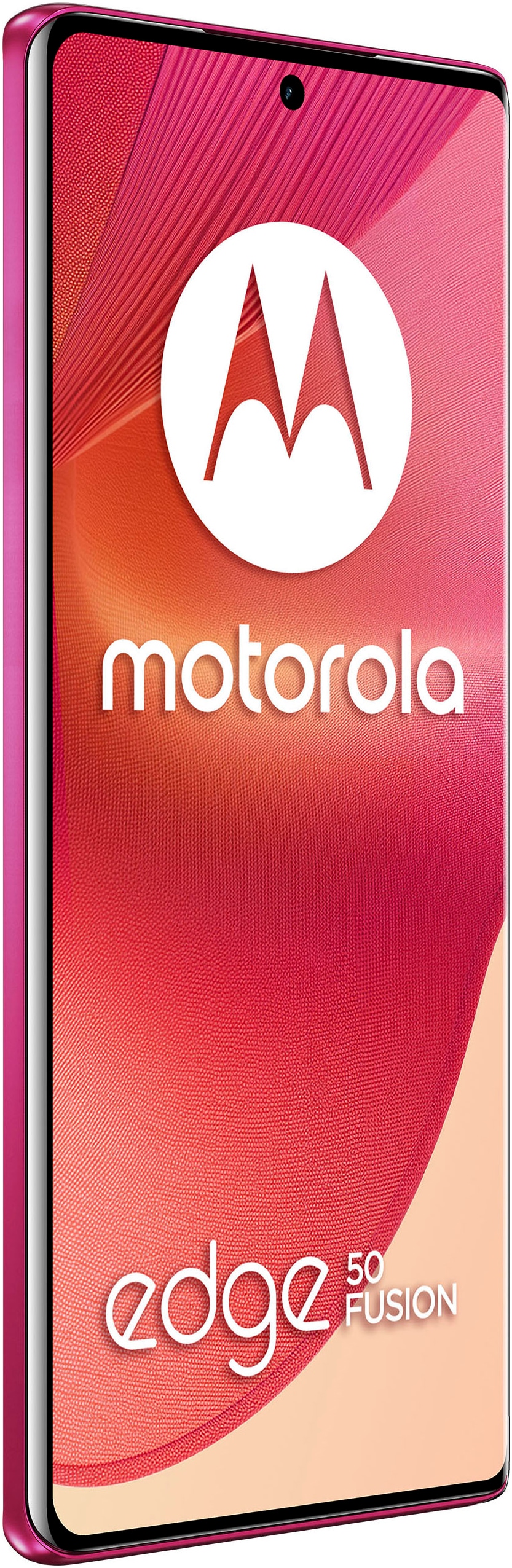 Motorola Smartphone »moto edge50 Fusion 256 GB«, Hot Pink, 17,02 cm/6,7 Zoll, 256 GB Speicherplatz, 50 MP Kamera