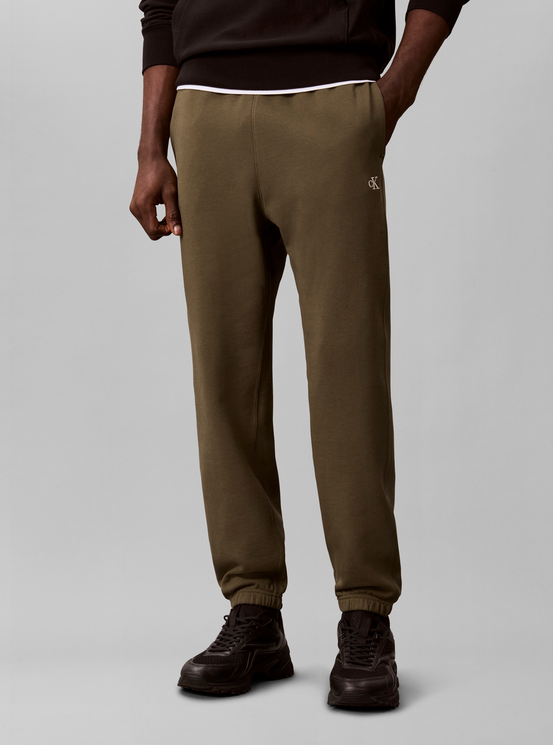 Calvin Klein Jeans Sweathose "EU 350TERRY MONOGRAM JOGGER" regular fit
