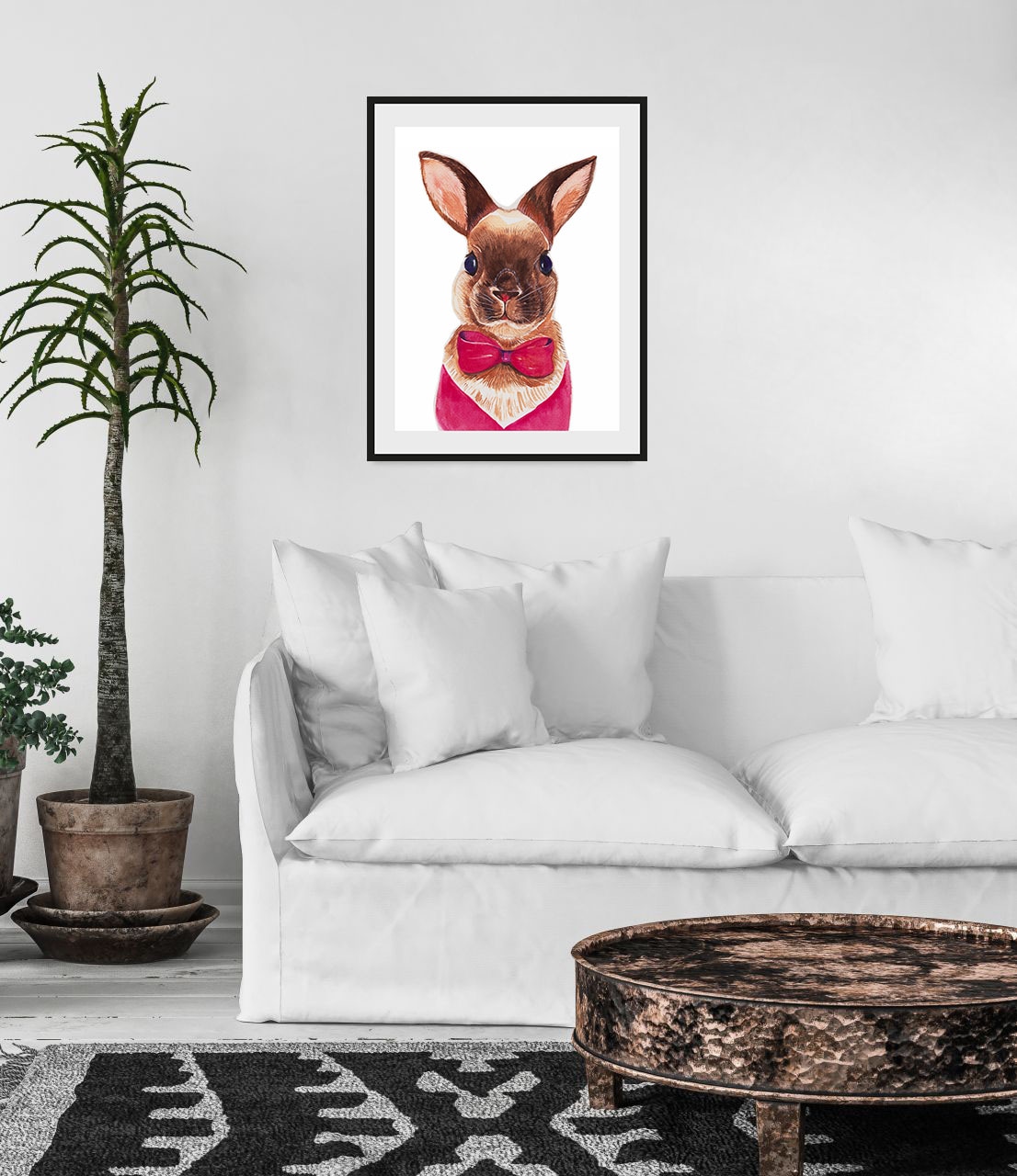 queence Bild "Ellie", Hase-Hasen-Kunst-Haustiere, (1 St.), HD Premium Poste günstig online kaufen