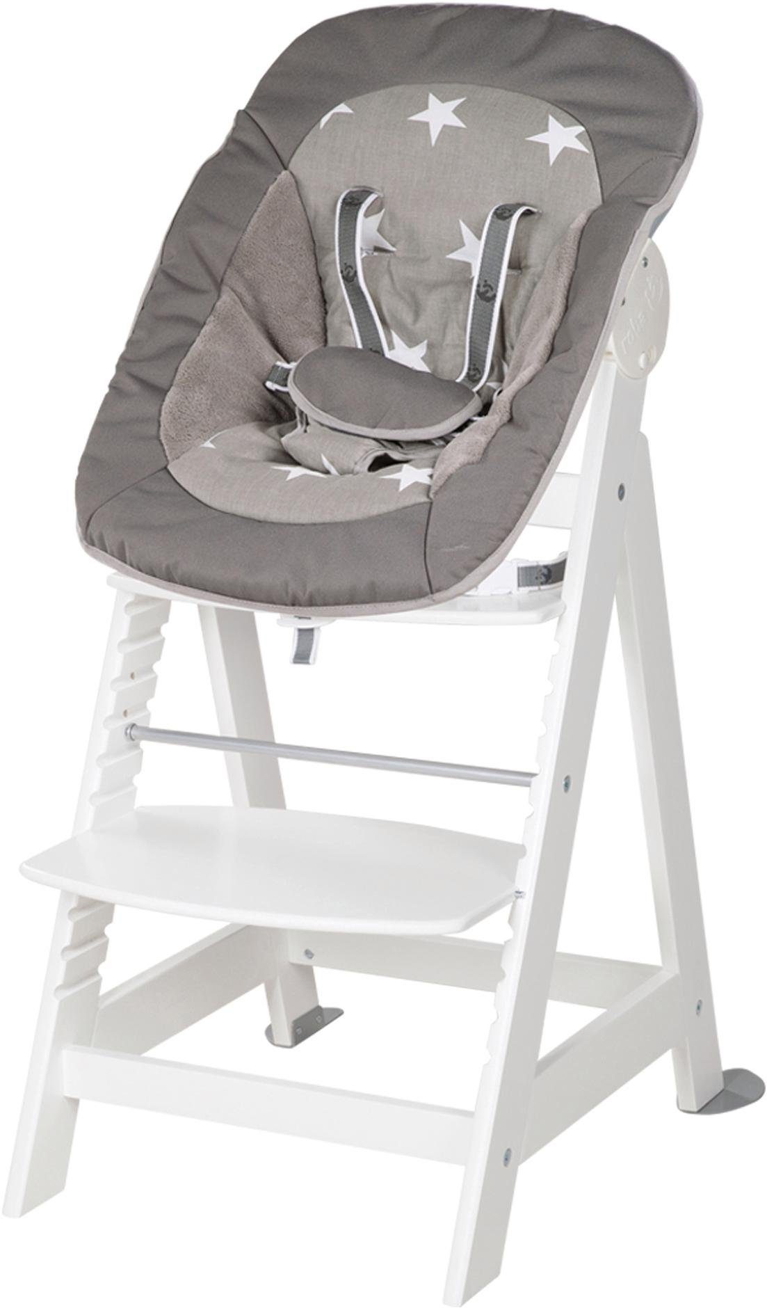 roba Hochstuhl "2-in-1 Set Born Up, Little Stars" () mit Neugeborenen-Aufsa günstig online kaufen