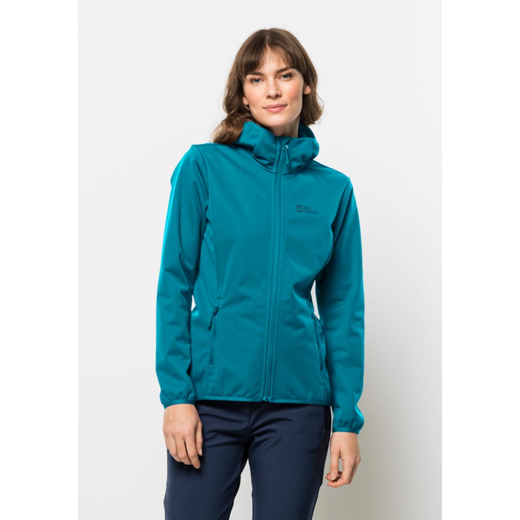 Jack Wolfskin Softshelljacke »WINDHAIN HOODY W«, mit Kapuze