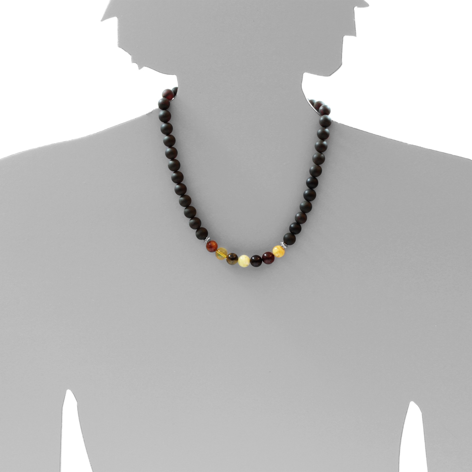 OSTSEE-SCHMUCK Kette ohne Anhänger »- Vivi 9 mm - Bernstein -,«