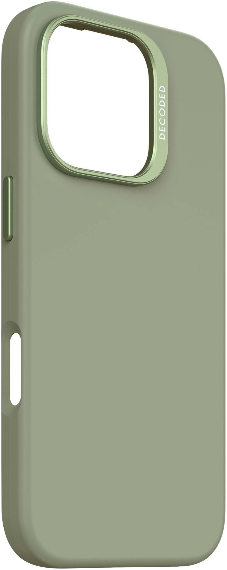 DECODED Smartphone-Hülle »AntiMicrobial Silicone Backc. iPhone 16 Pro«, Smartphones