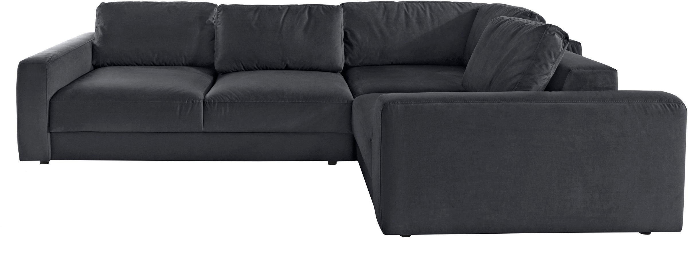 Places of Style Ecksofa »Bloomfield, L-Form«, extra tiefe Sitzfläche, wahlweise mit Sitztiefenverstellung