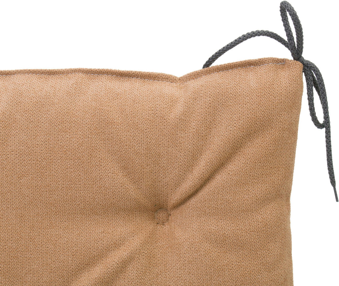 Gözze Sitzauflage »Darco Uni« 1 Stück, Maße: 40 x 40 x 4 cm, mit Füllung, mit Bindebändern