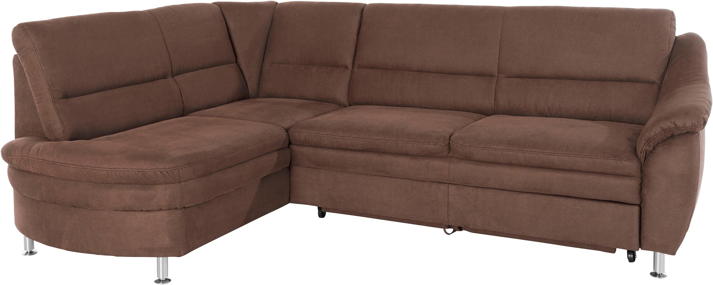 Places of Style Ecksofa »Cardoso L-Form«, Federkern, wahlweise mit Bett, Schubkasten