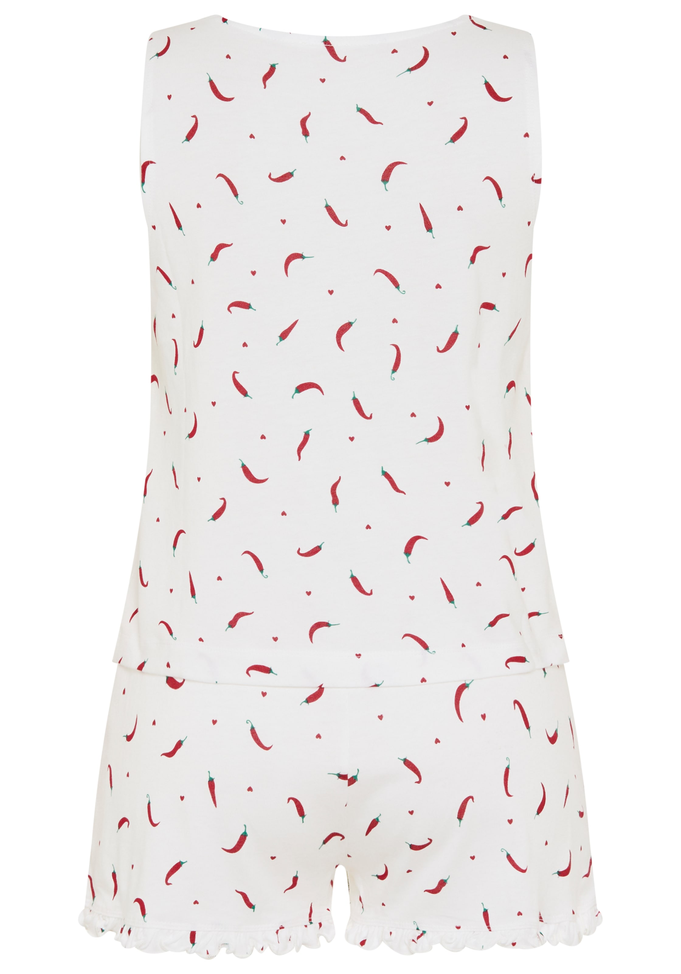 LSCN by LASCANA Shorty 2 mit süßem Chilli-Print