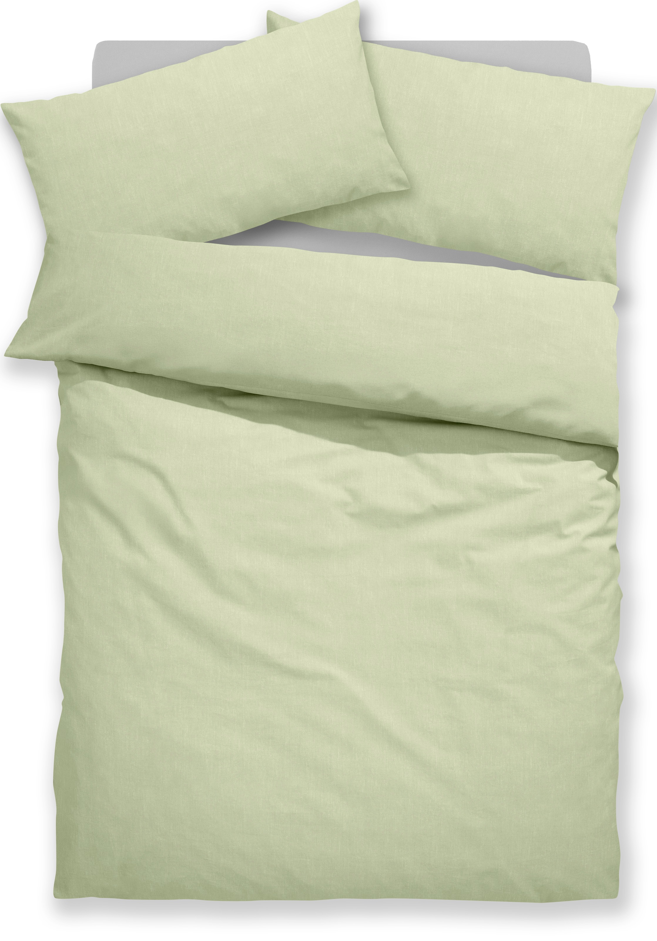 OTTO home Bettwäsche "Melli" 2 Stk. Bettwäsche aus Baumwolle, Leinen-Look i günstig online kaufen