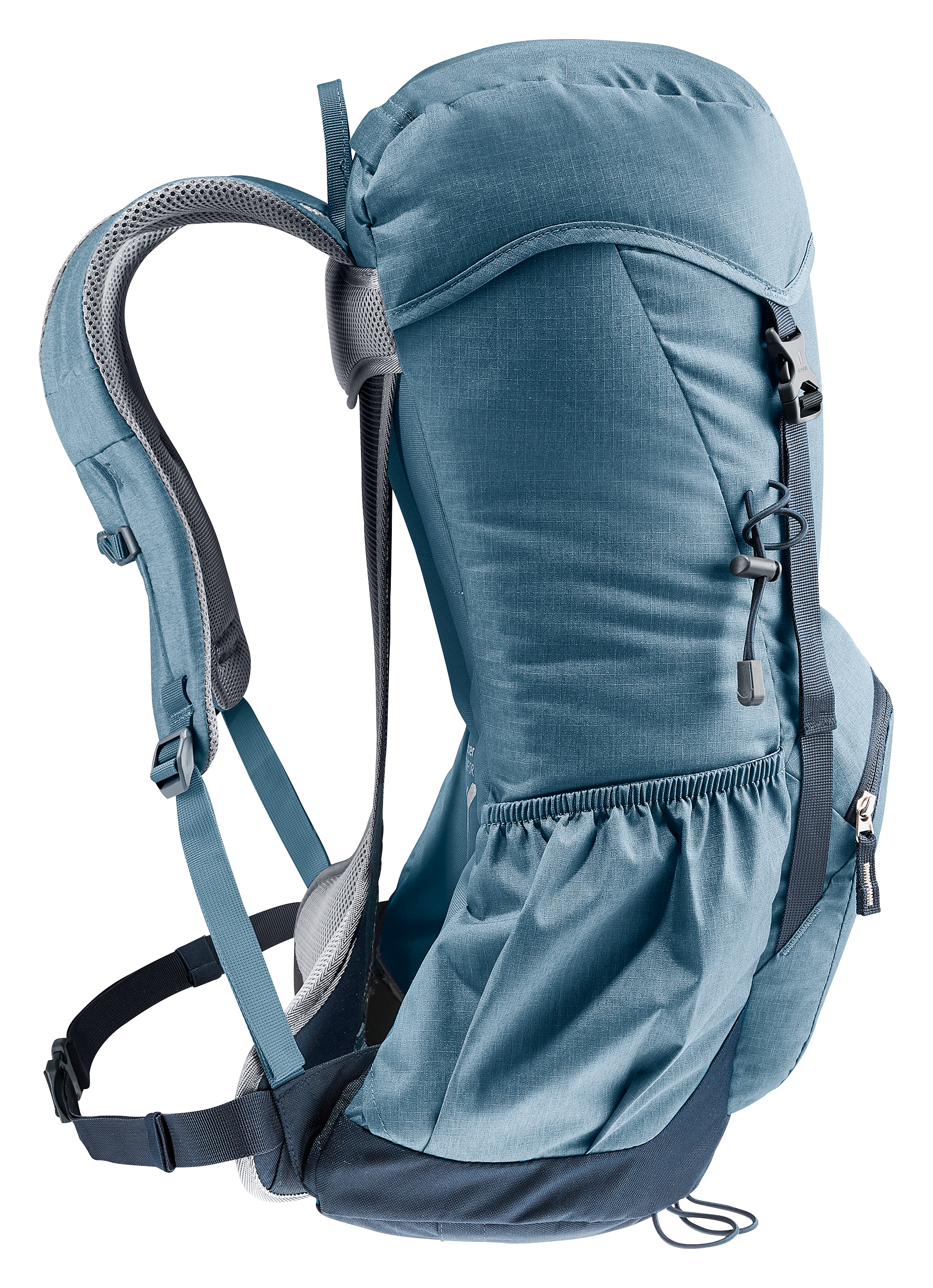 Wanderrucksack DEUTER "ZUGSPITZE 24", blau (atlantic, ink), Rucksäcke, Herren, B/H/T: 34cm x 54cm x 24cm, Web, Polyester, unifarben, für ausgedehnte Touren, 24 Liter Volumen, mit Regenhülle, B:34cm H:54cm T:24cm 2