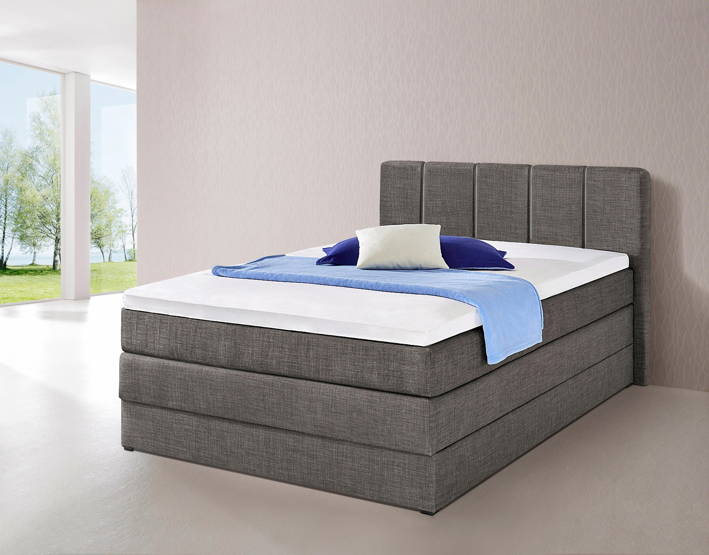 hapo Boxspringbett, mit Bettkasten günstig online kaufen
