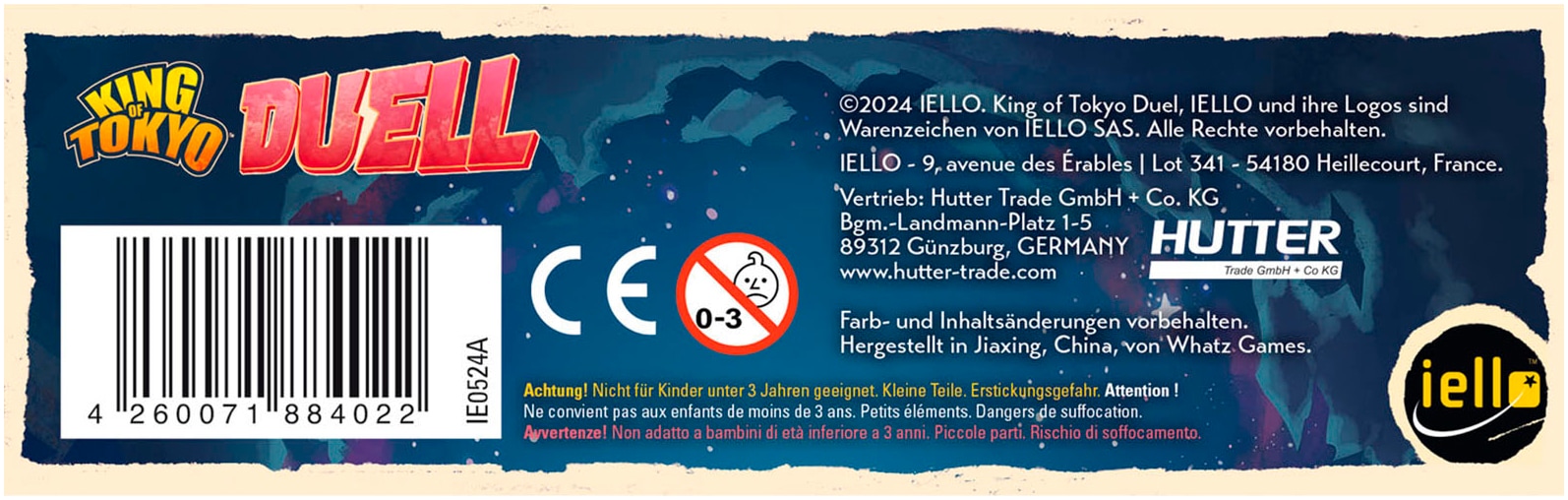 iello Spiel »King of Tokyo - Duell«