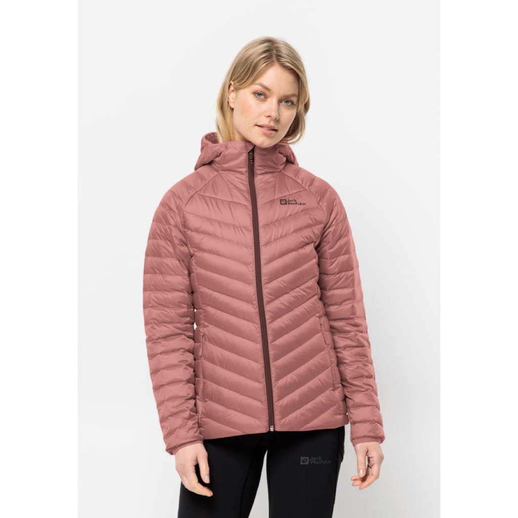 Jack Wolfskin Daunenjacke »PASSAMANI DOWN HOODY W«, mit Kapuze