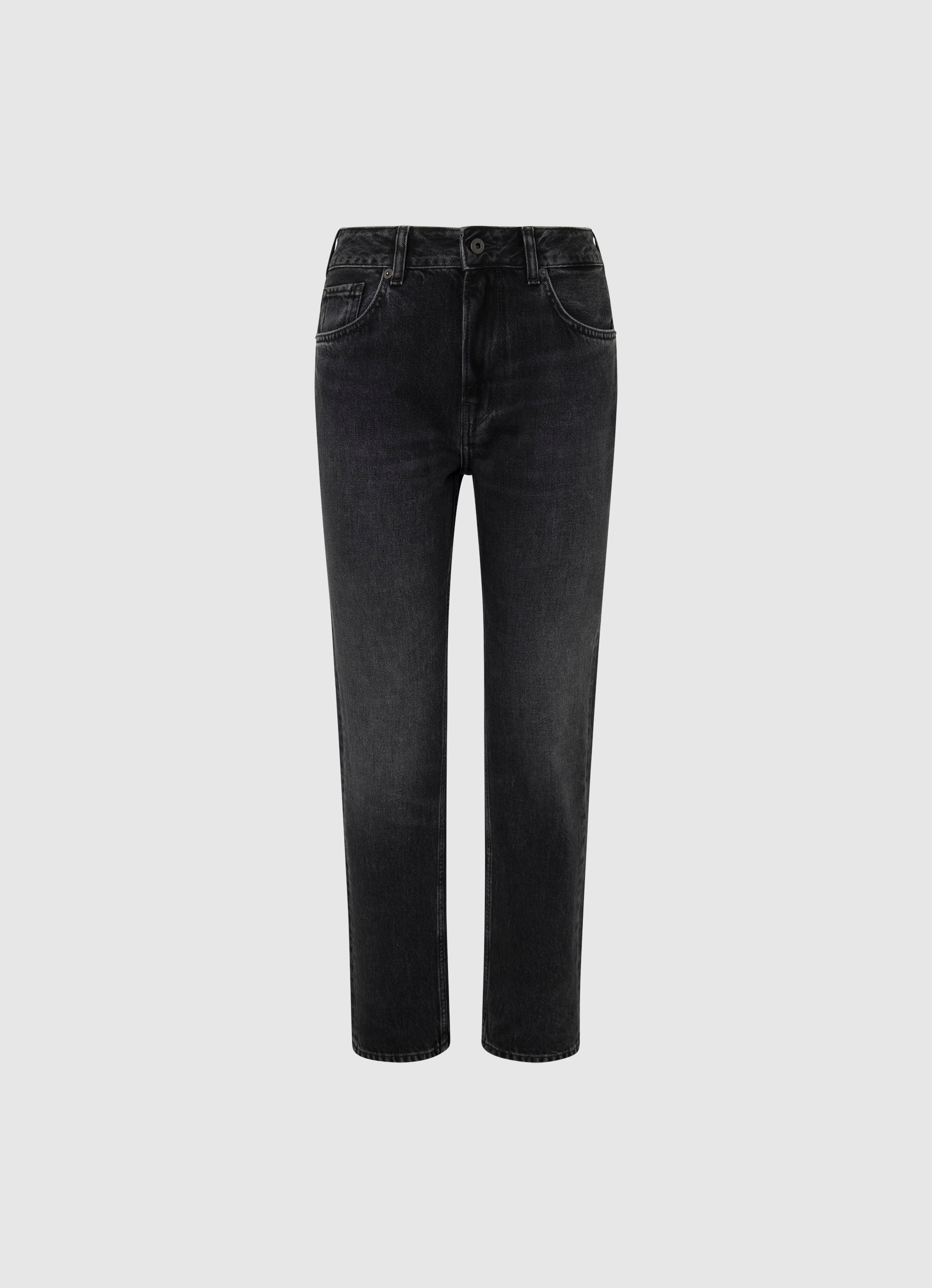 Straight-Jeans »STRAIGHT JEANS MW«, aus robustem Baumwolldenim