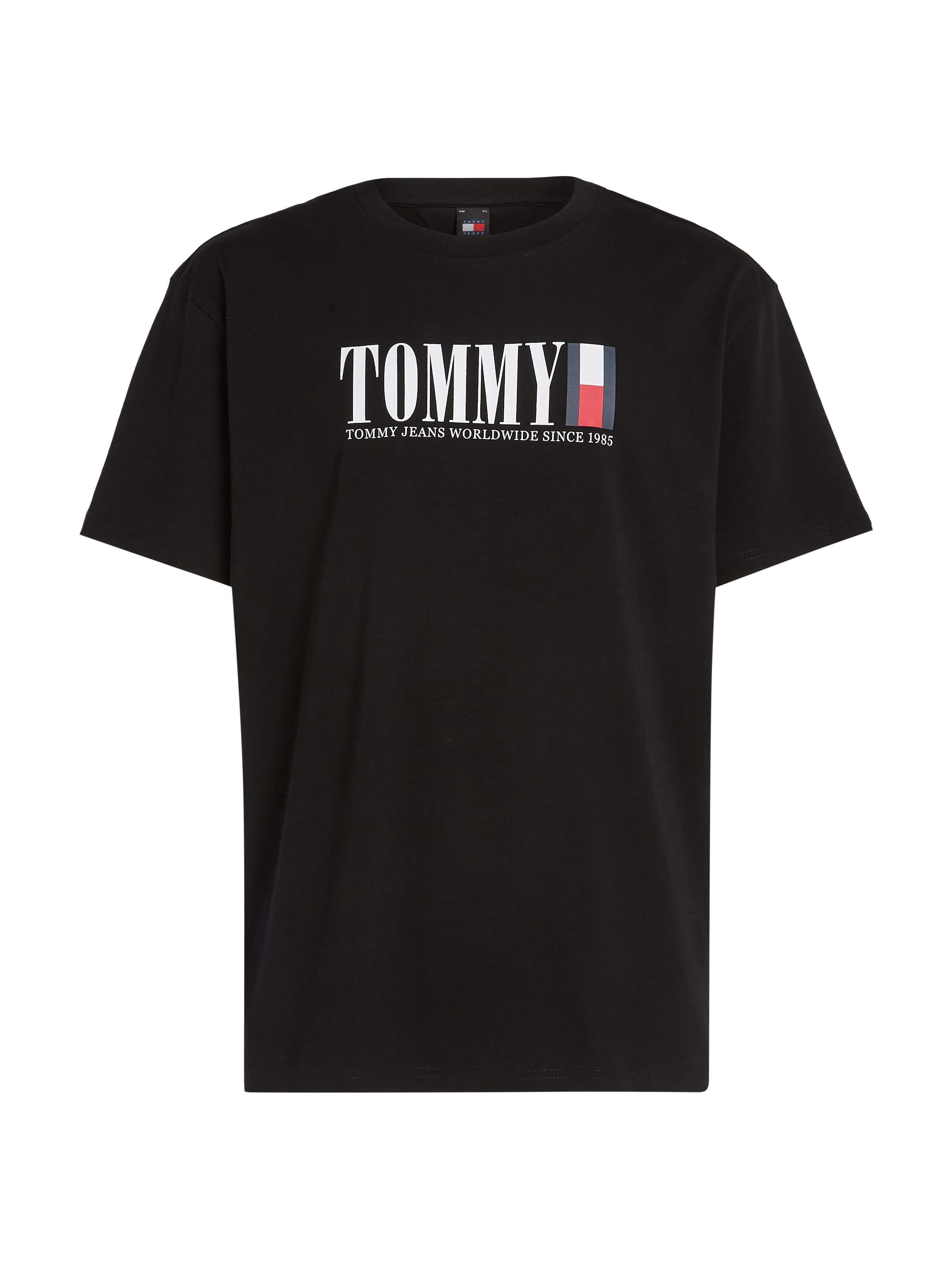 Tommy Jeans Plus T-Shirt »TJM REG TOMMY DNA FLAG TEE EXT«, Große Größen mit Logoprägung