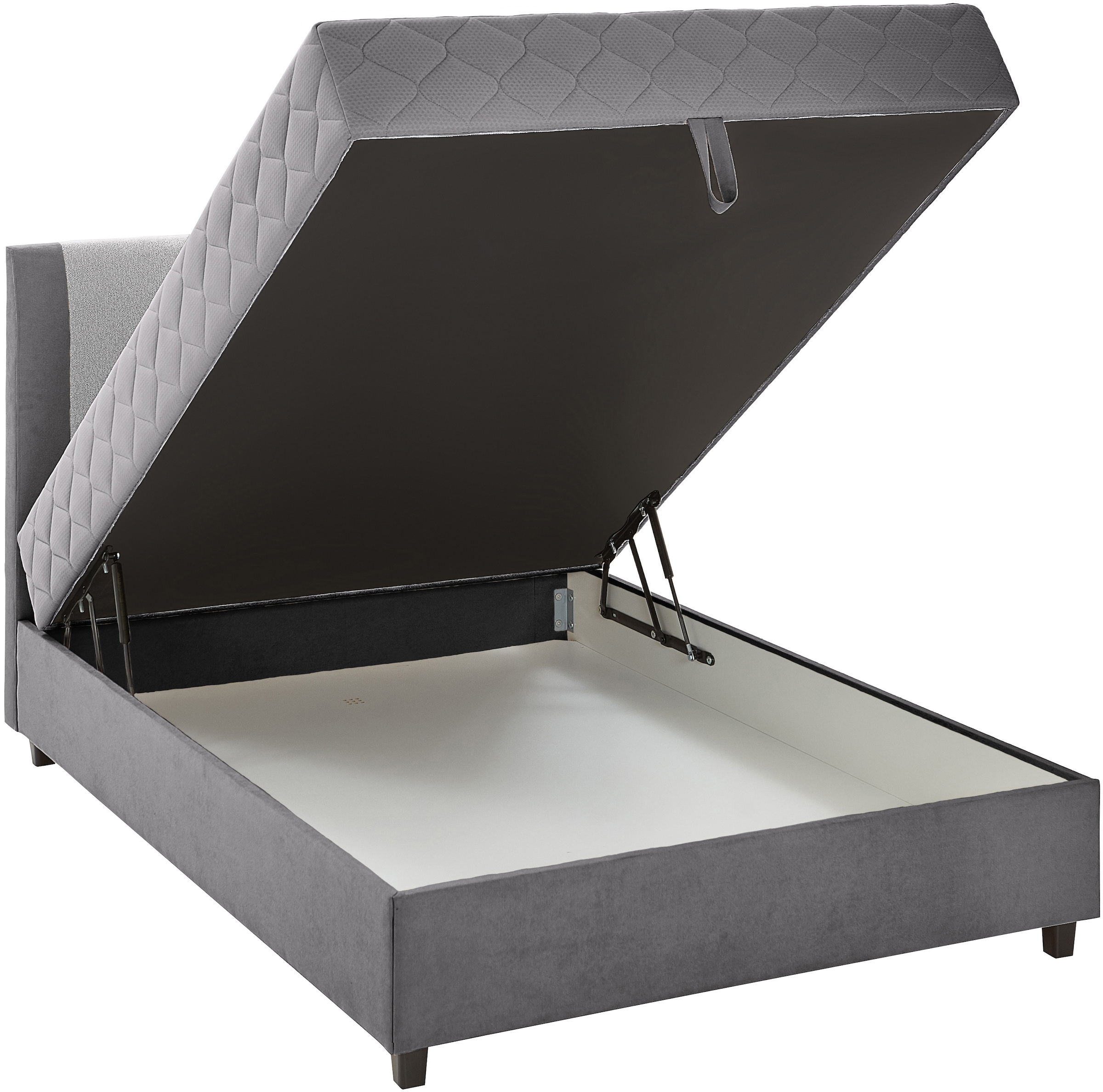 ATLANTIC home collection Boxbett »Borgholm«, mit Taschen-Federkernmatratze, Bettkasten und Absetzung im Kopteil