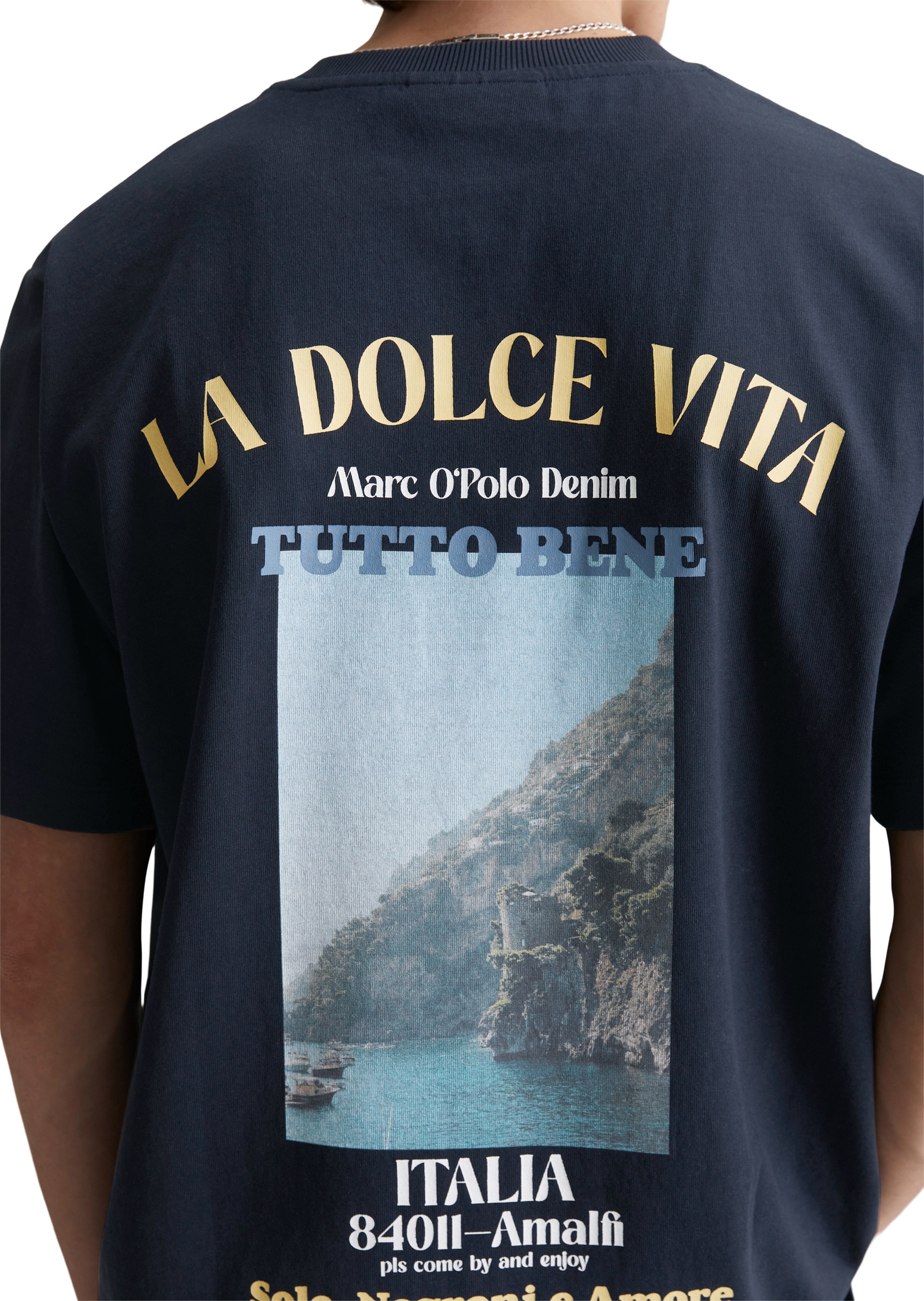 Marc O'Polo DENIM T-Shirt »mit Print auf Vorder- und Rückseite«