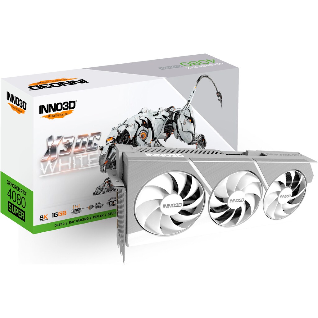 Inno3D Grafikkarte »GEFORCE RTX 4080 SUPER X3 OC«, 16 GB, GDDR6X