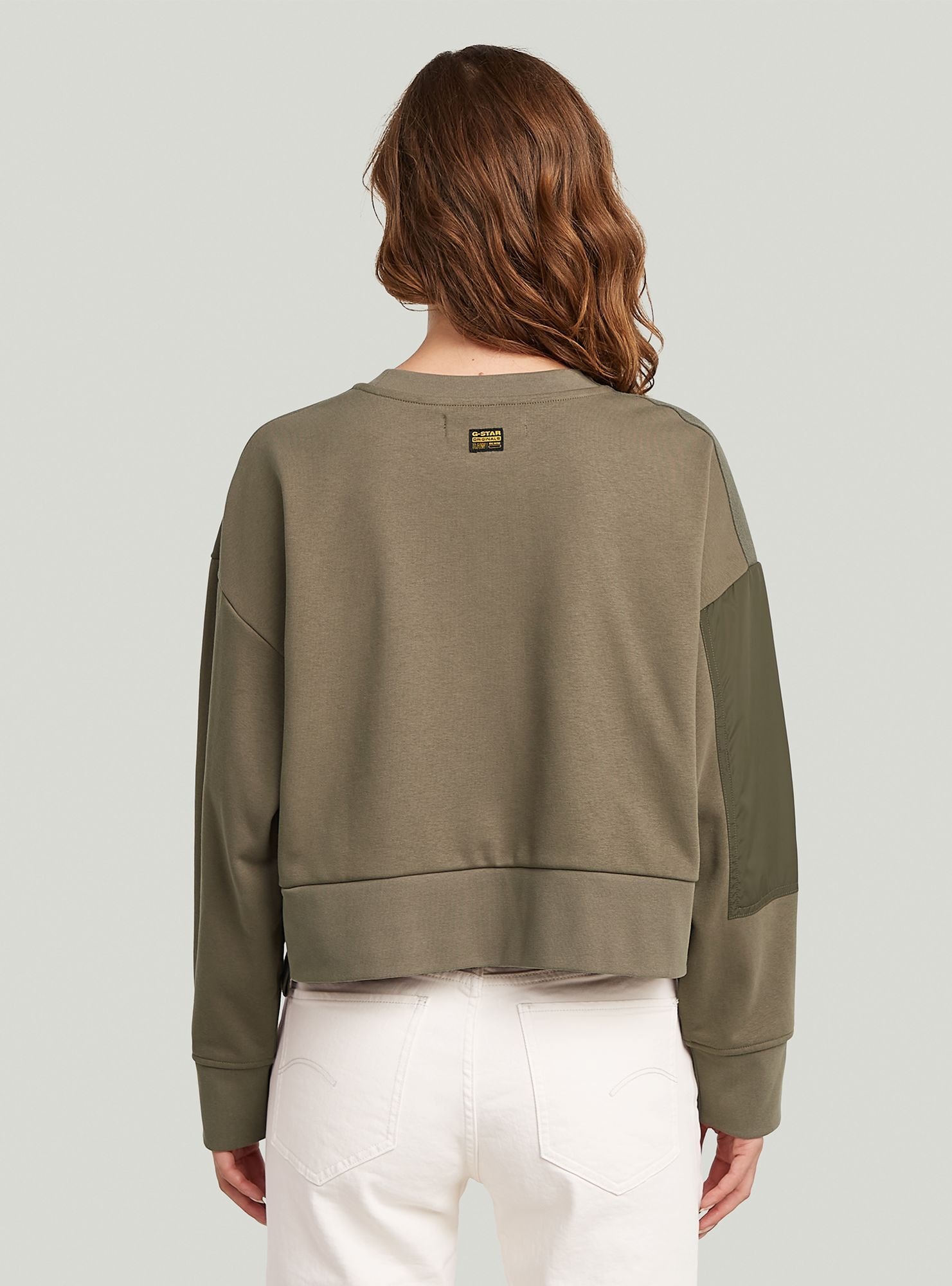 G-STAR Longpullover »Heritage Hardware Loose Cropped Sweatshirt«